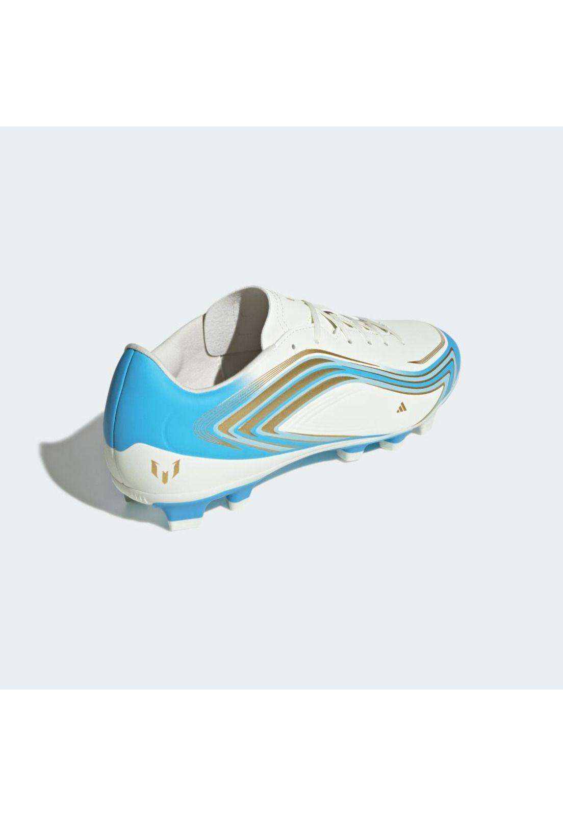 Botines adidas F50 Club Messi Multiterreno Beige-5