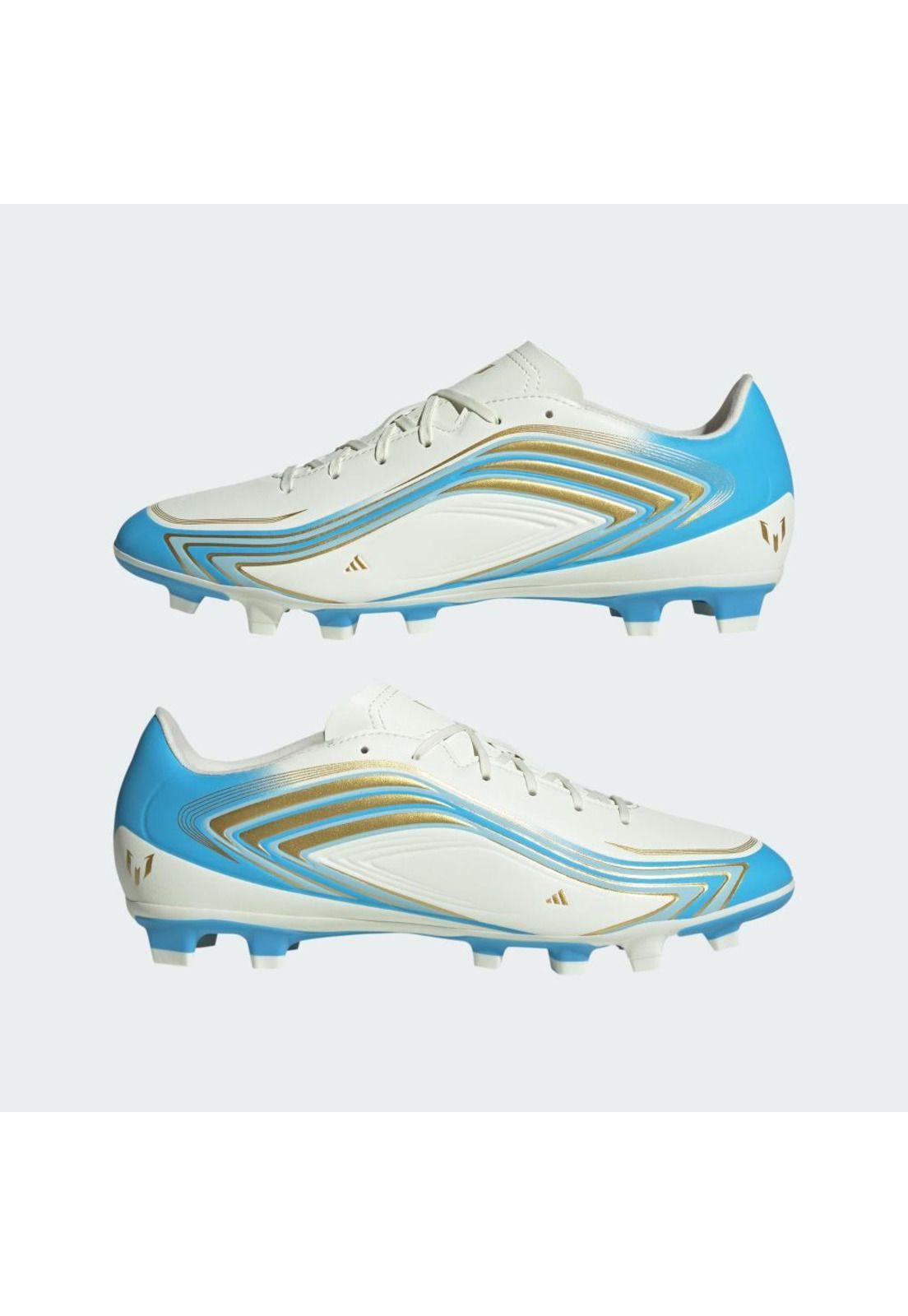 Botines adidas F50 Club Messi Multiterreno Beige-6