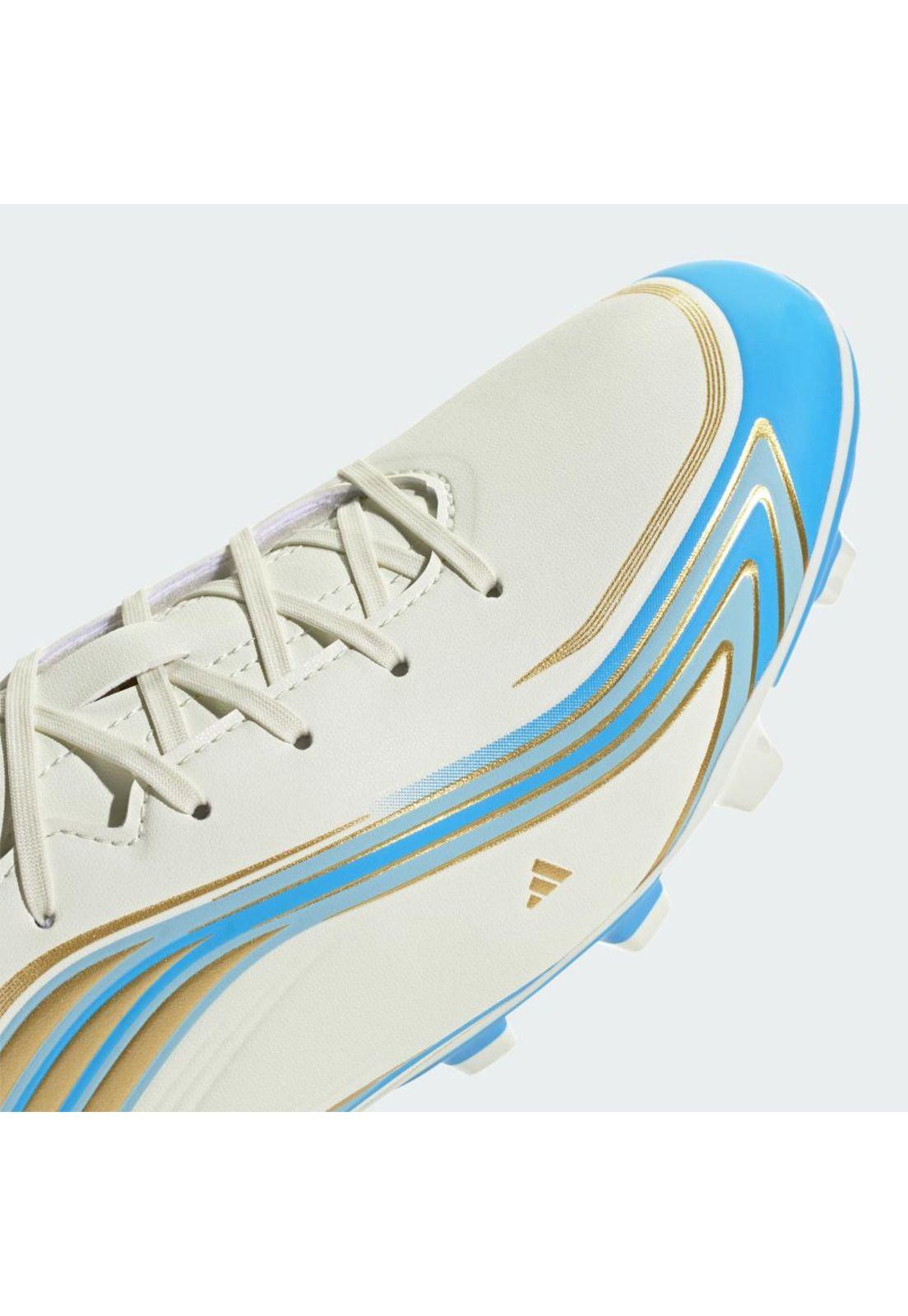 Botines adidas F50 Club Messi Multiterreno Beige-7