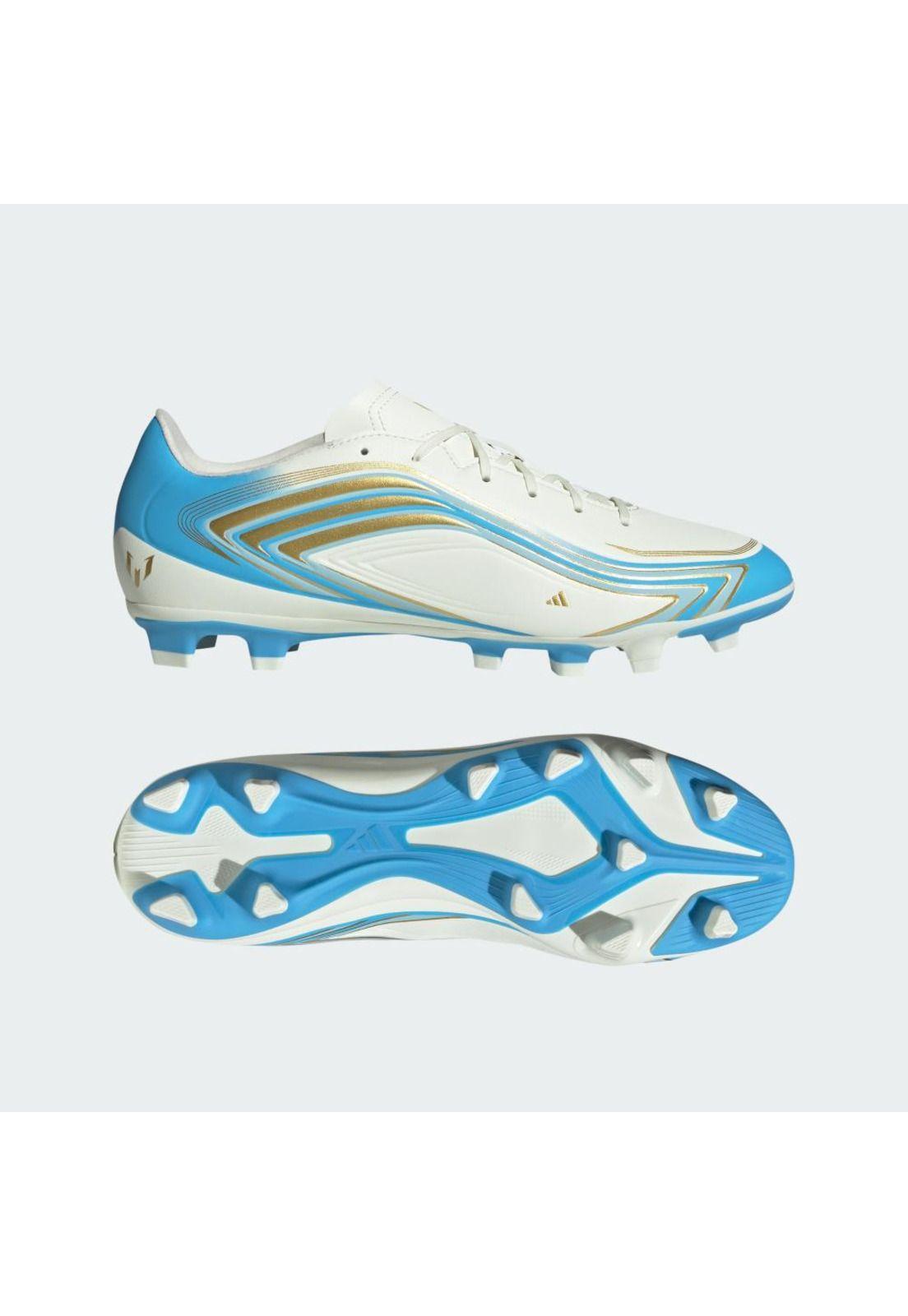 Botines adidas F50 Club Messi Multiterreno Beige-8