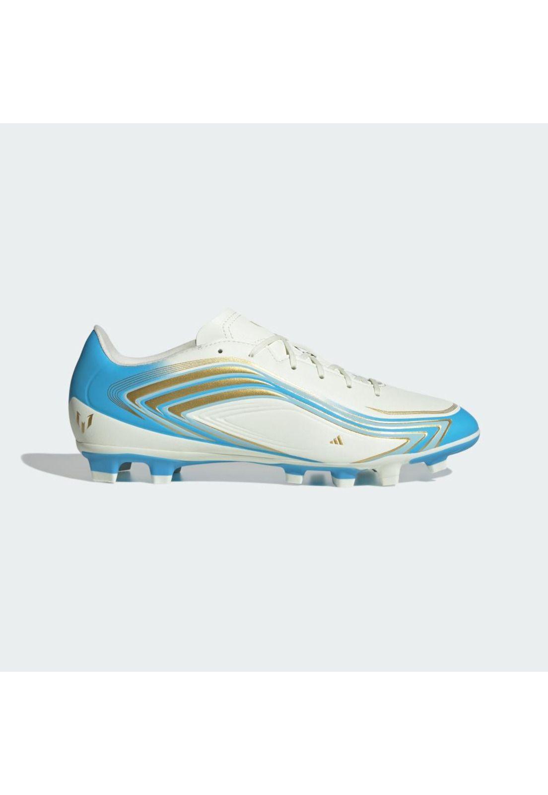 Botines adidas F50 Club Messi Multiterreno Beige-9