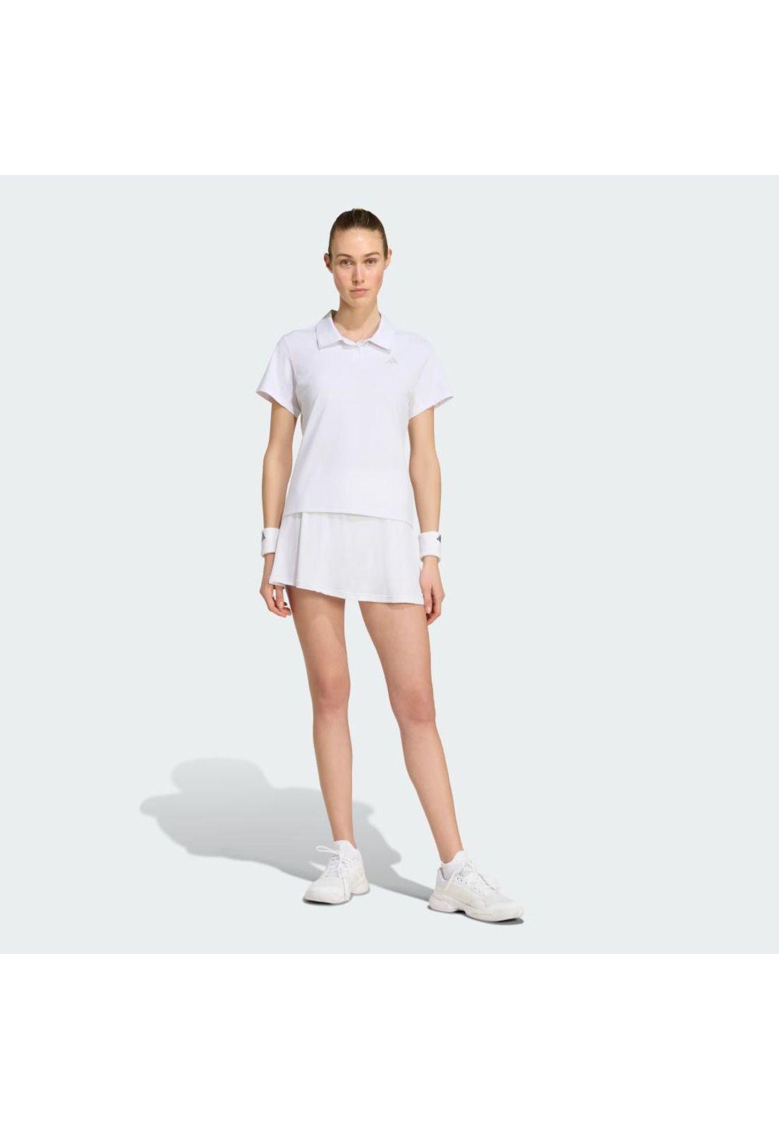 Polera adidas Mujer con Cuello Club Tennis Climacool-3