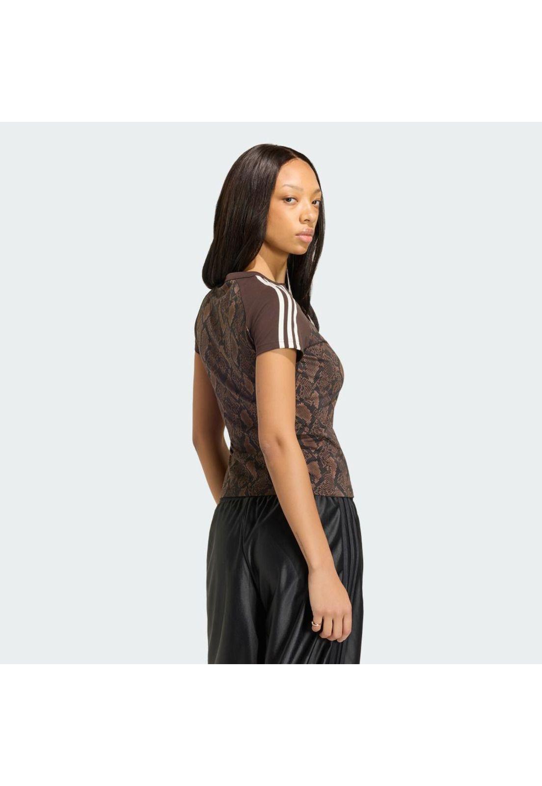 Polera adidas Mujer Cali con estampado de serpiente-2
