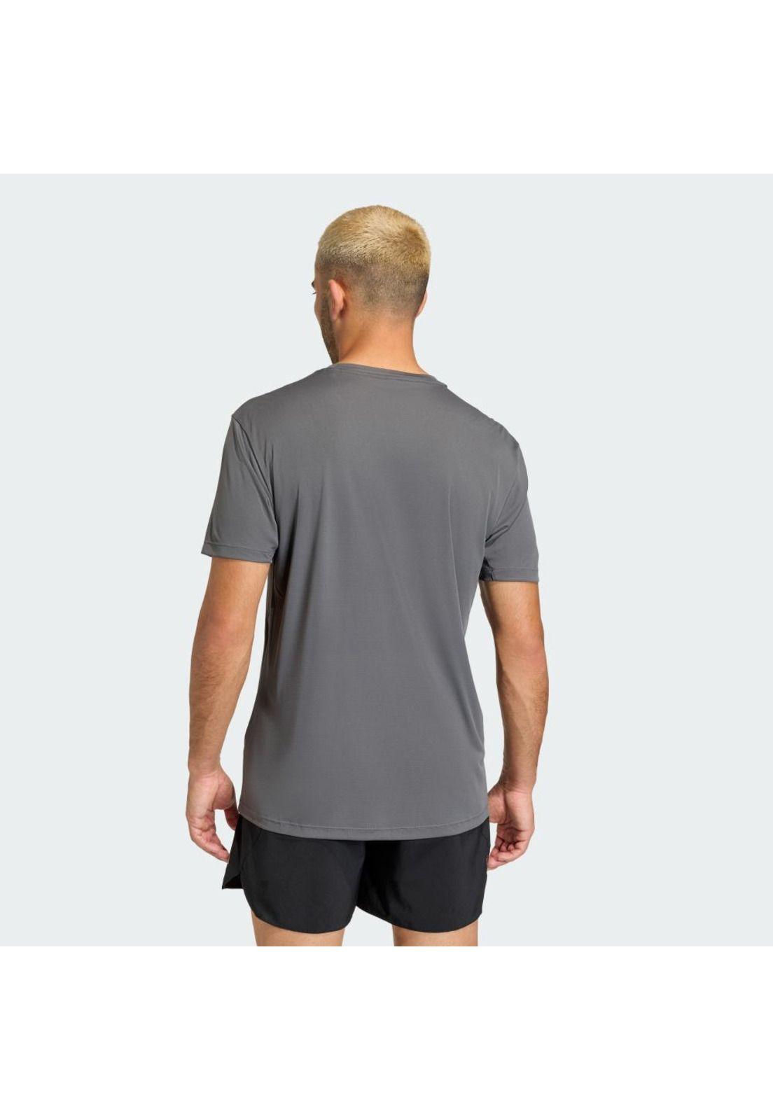 Polera adidas Running adi365 Essentials Brand Love Gris-2