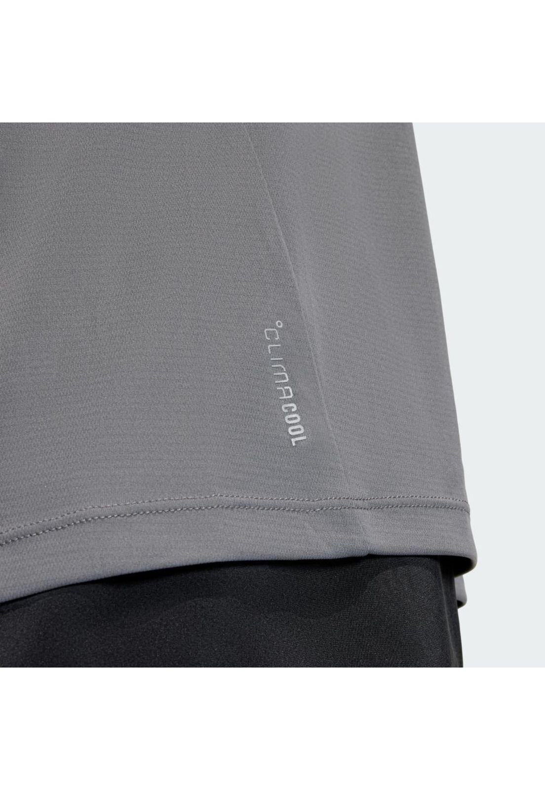 Polera adidas Running adi365 Essentials Brand Love Gris-5