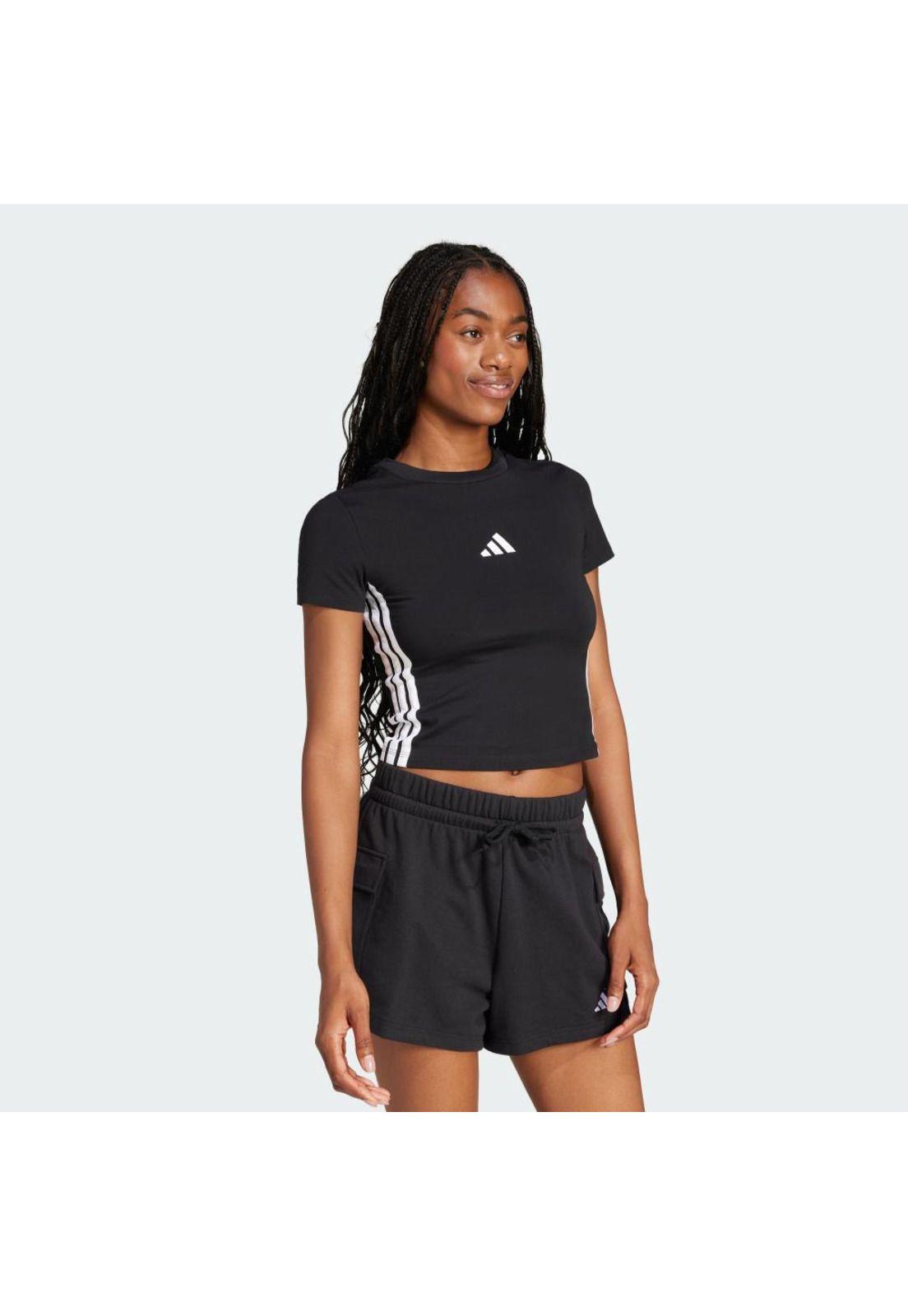 Polera adidas Mujer Essentials 3 Tiras Slim Baby-3