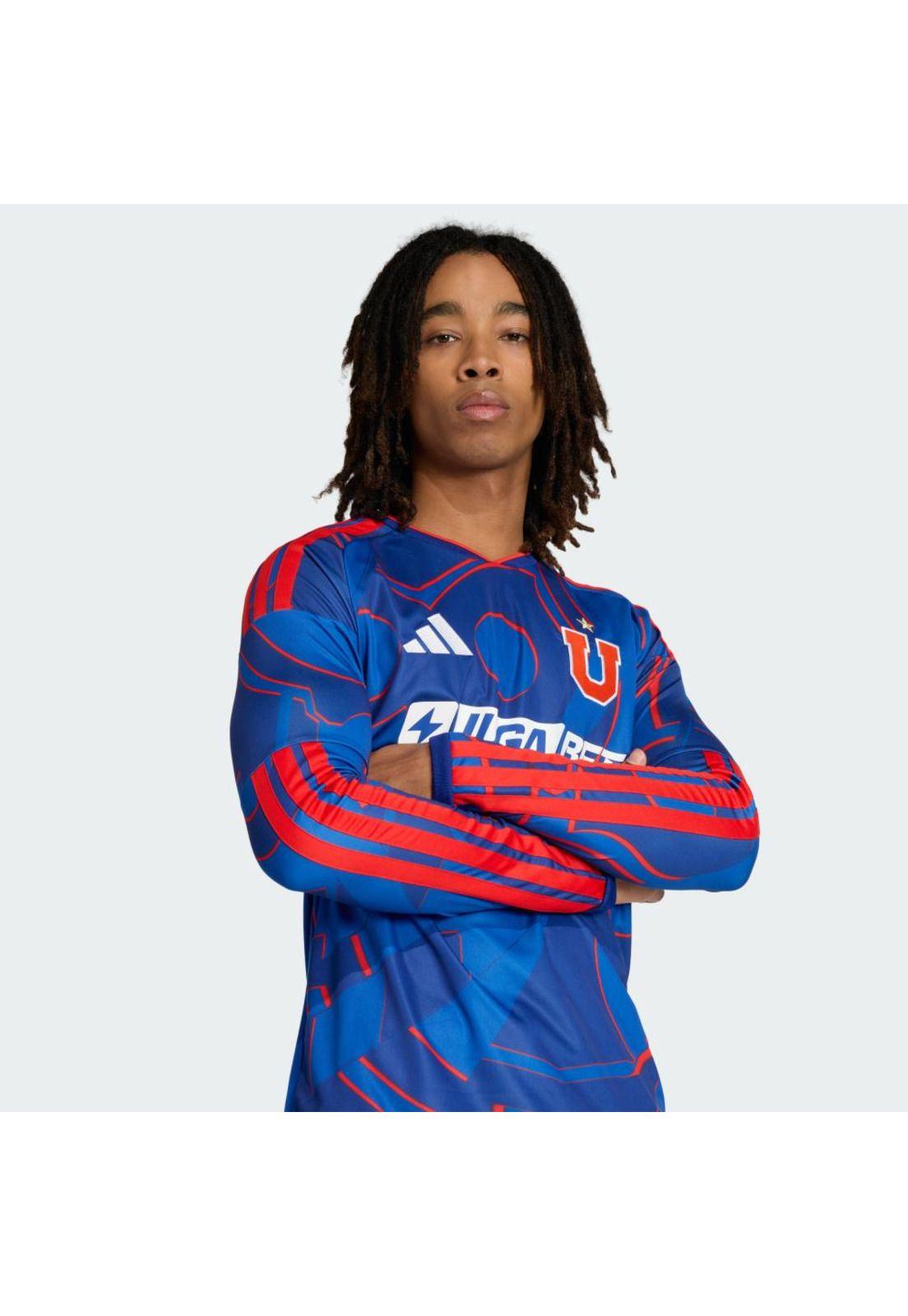 Camiseta de equipo adidas Local Universidad Chile Manga-4