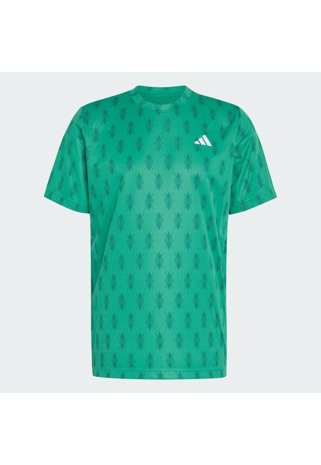Polera adidas Hombre Graphic Club Tenis Climacool-1