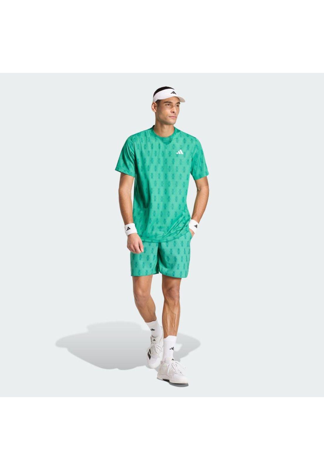 Polera adidas Hombre Graphic Club Tenis Climacool-3