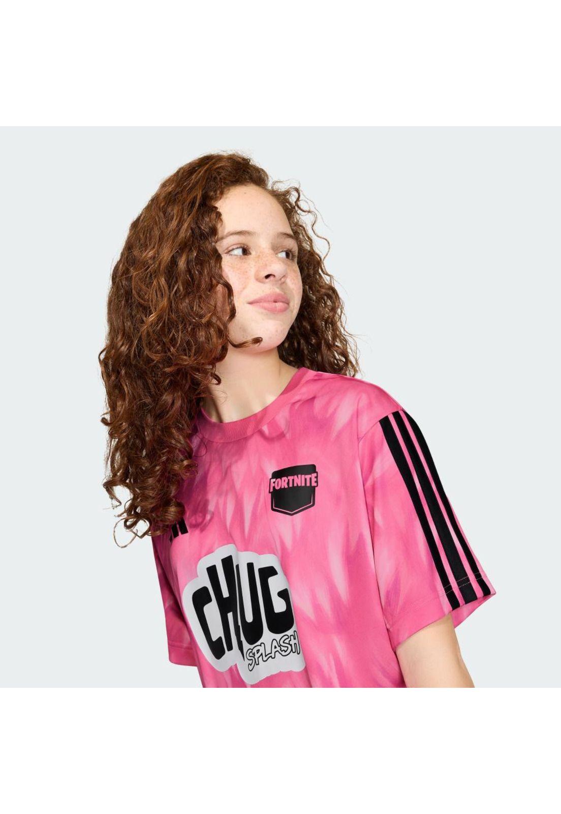Camiseta de equipo adidas x Fortnite Cuddle Team Leader (Color: Rosado)-5