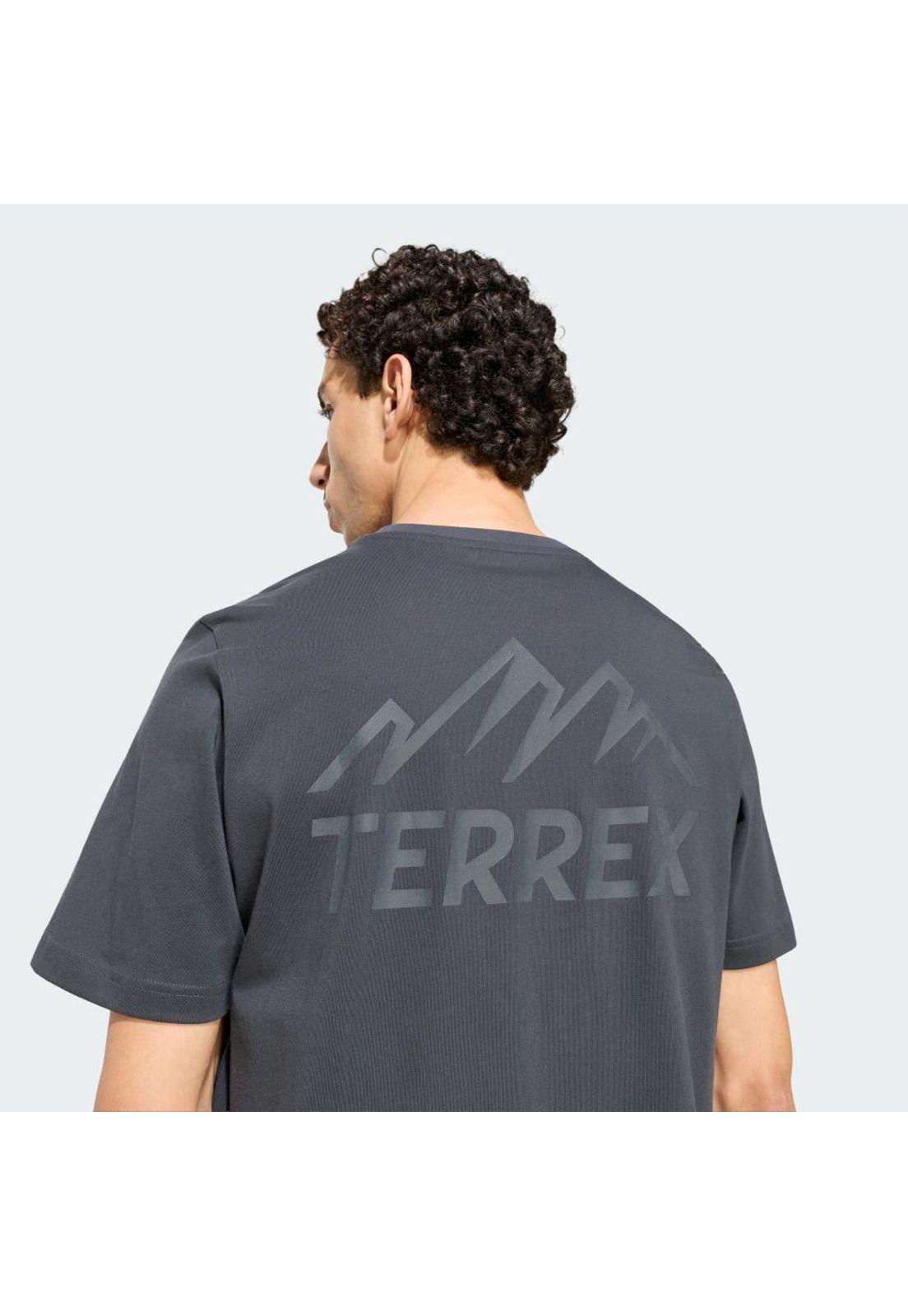 Polera adidas Hombre Graphic Terrex Mountain-5