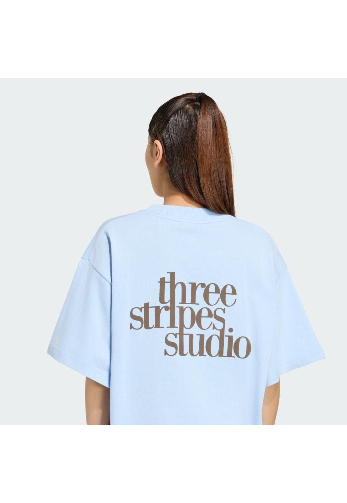 Polera adidas Mujer Boyfriend 3 Tiras Studio-5