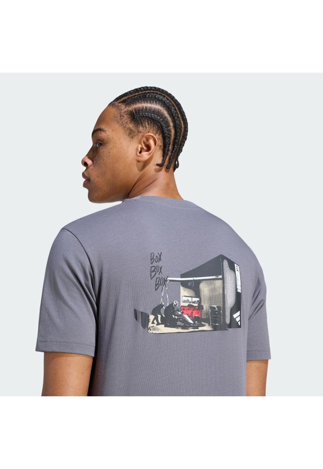Polera adidas Hombre Graphic Motorsport Box 3-5