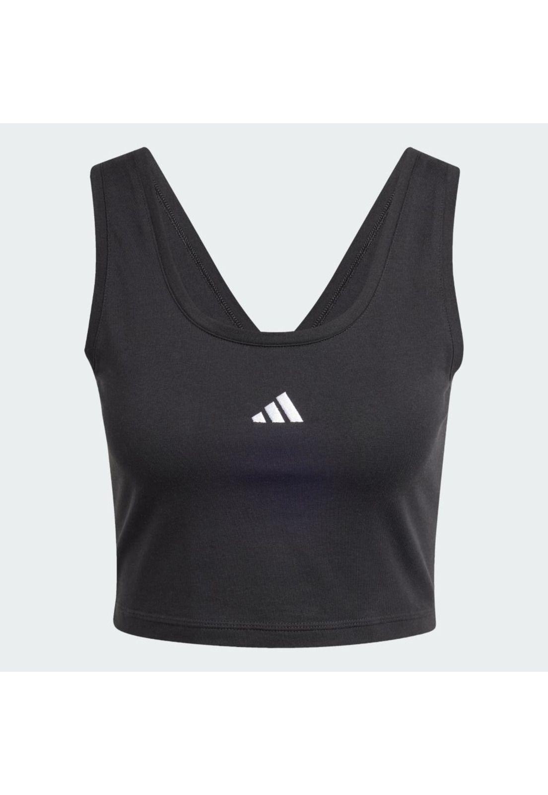 Polera adidas Sin Mangas Essentials Logo Pequeño Algodón-1