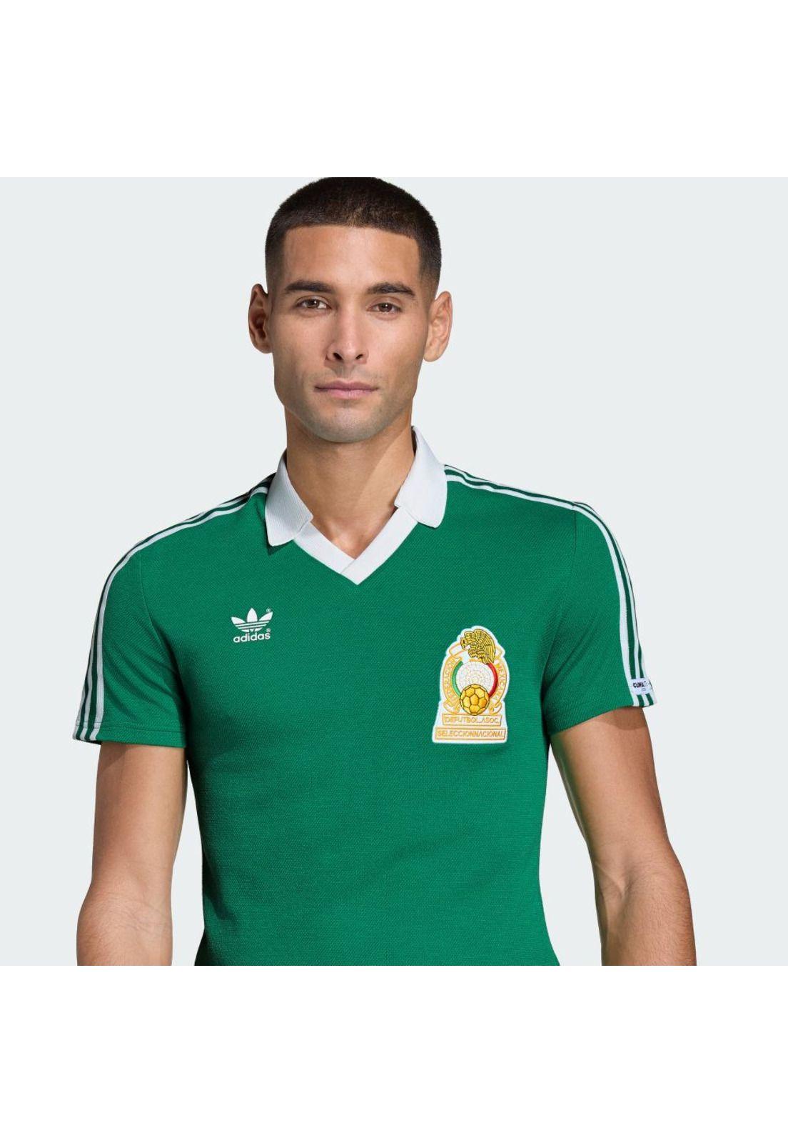 Camiseta de equipo adidas Local Selección Nacional México-4
