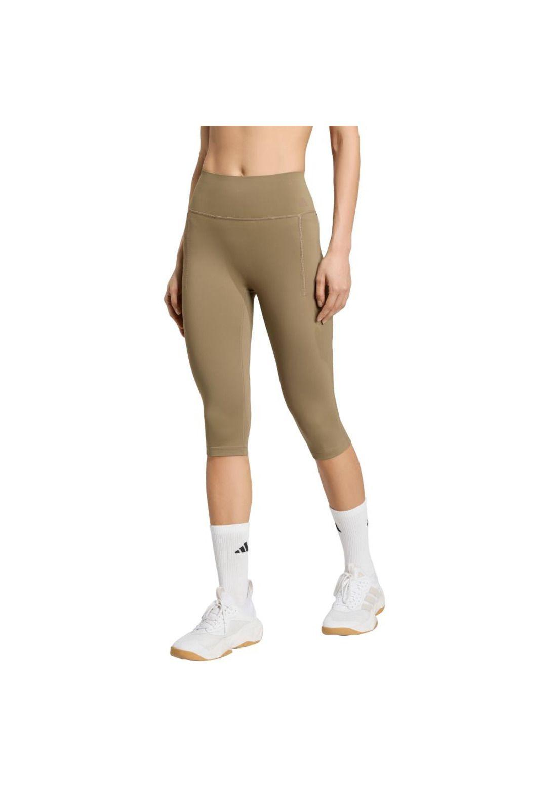 Calza adidas Mujer Capri Optime Workout Contour Tiro Alto-0