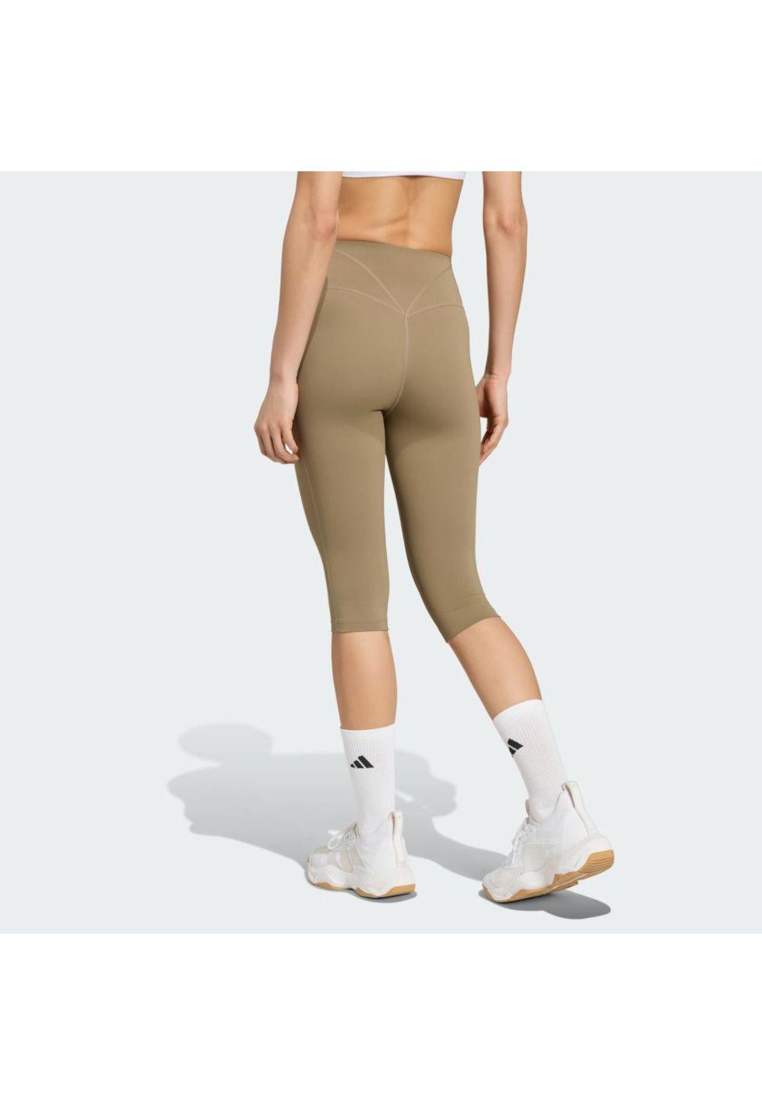 Calza adidas Mujer Capri Optime Workout Contour Tiro Alto-2