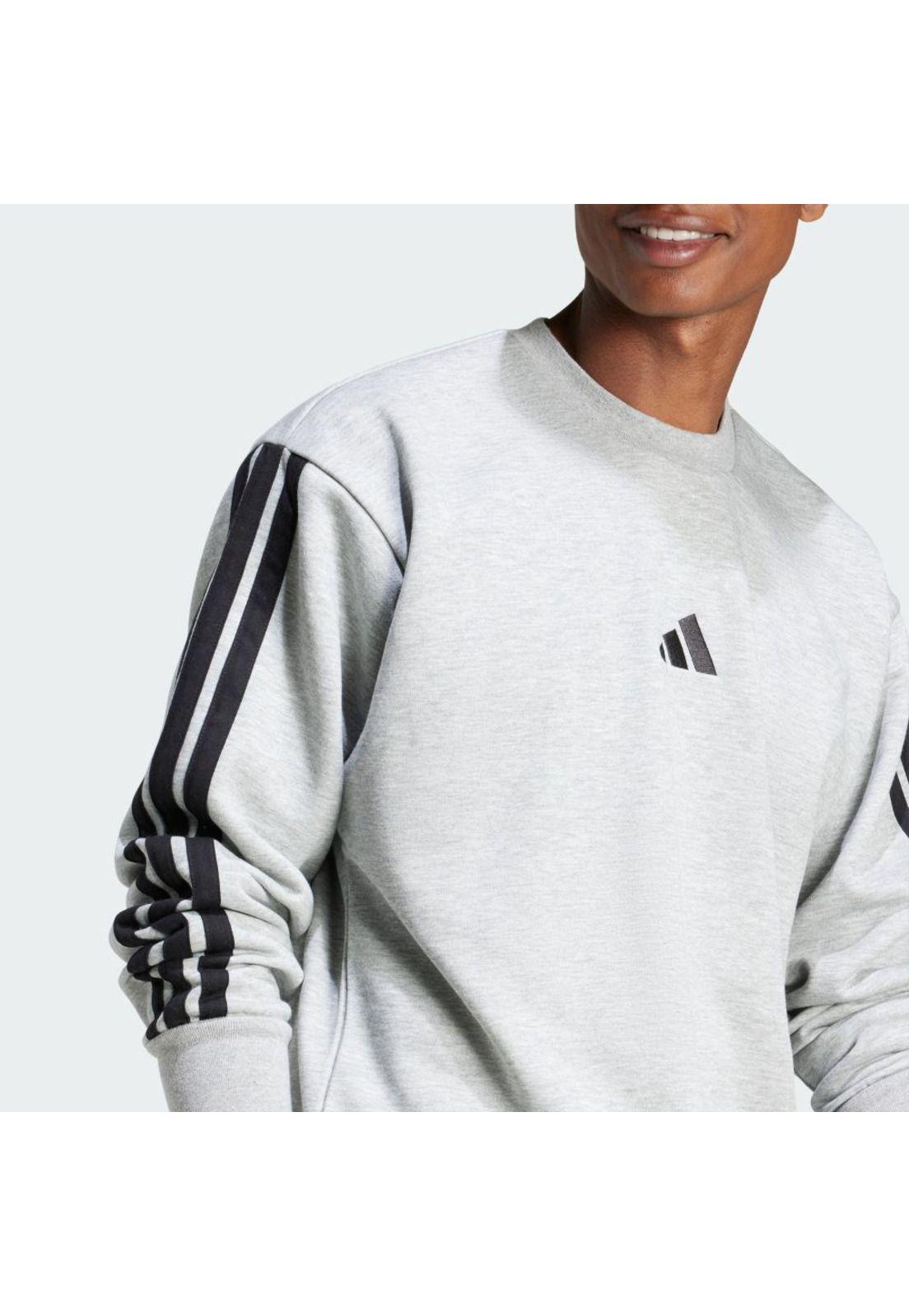 Polerón adidas Hombre Essentials Fleece 3 Tiras-4