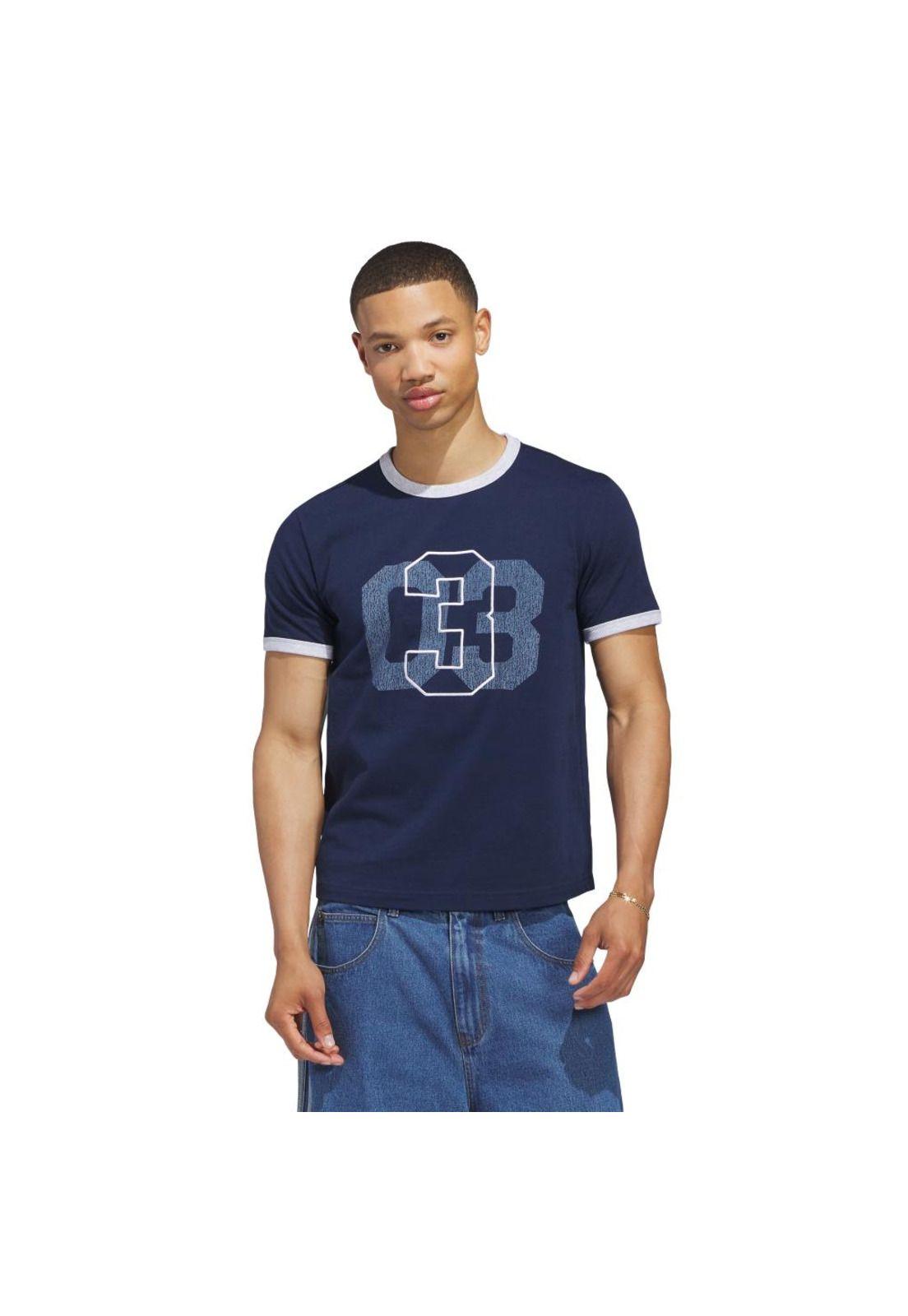 Polera adidas Hombre Ringer Originals Trifolio-0