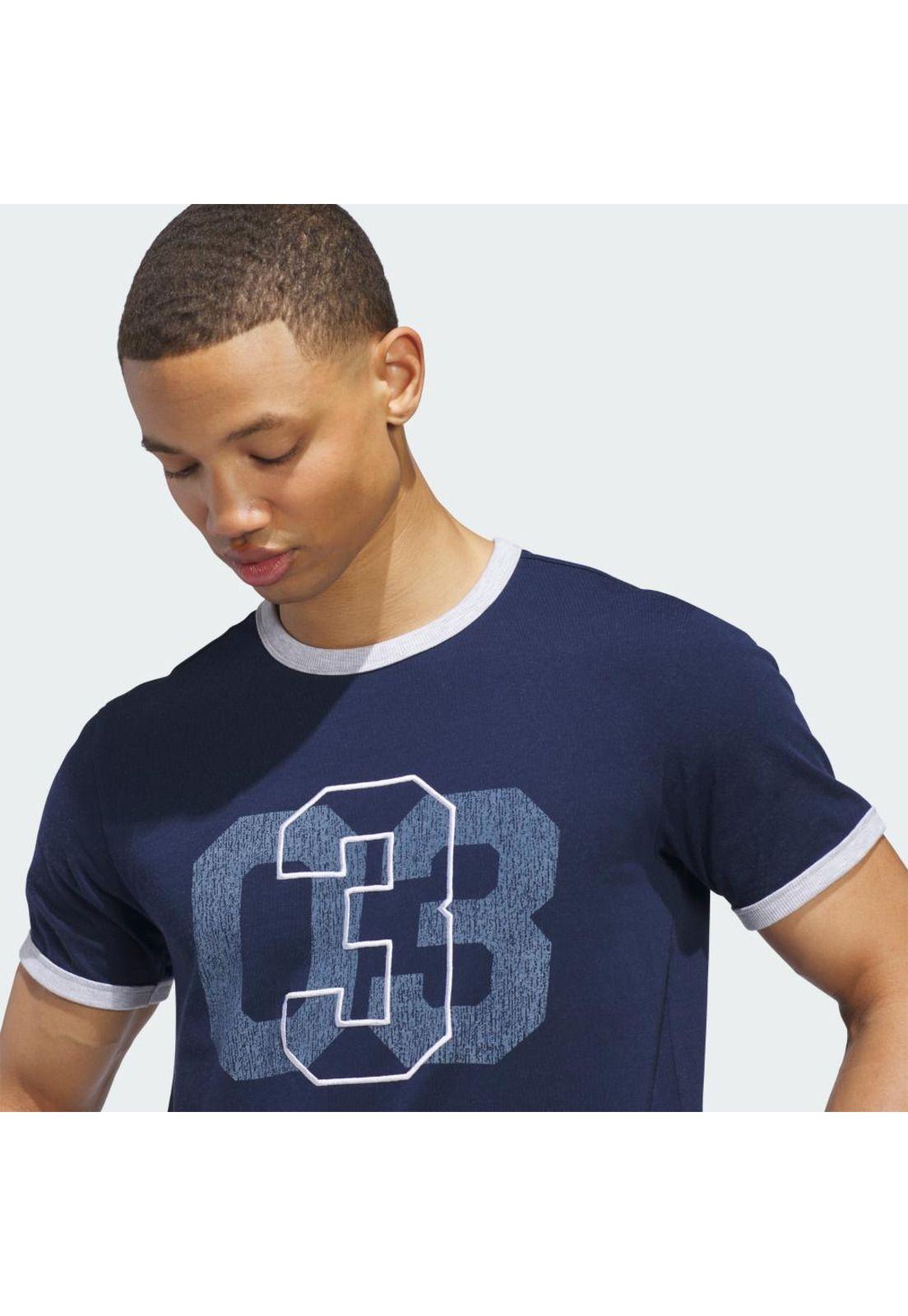 Polera adidas Hombre Ringer Originals Trifolio-4