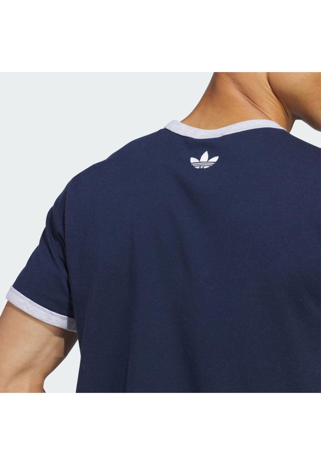 Polera adidas Hombre Ringer Originals Trifolio-5