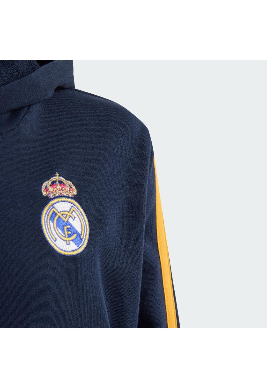 Polerón adidas Niños con Gorro Real Madrid (Color: Azul Marino)-4