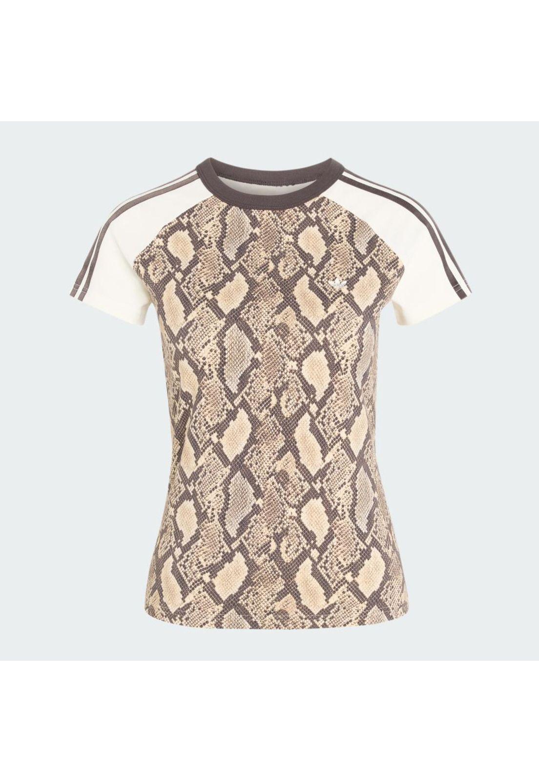 Polera adidas Mujer Cali con estampado de serpiente-1