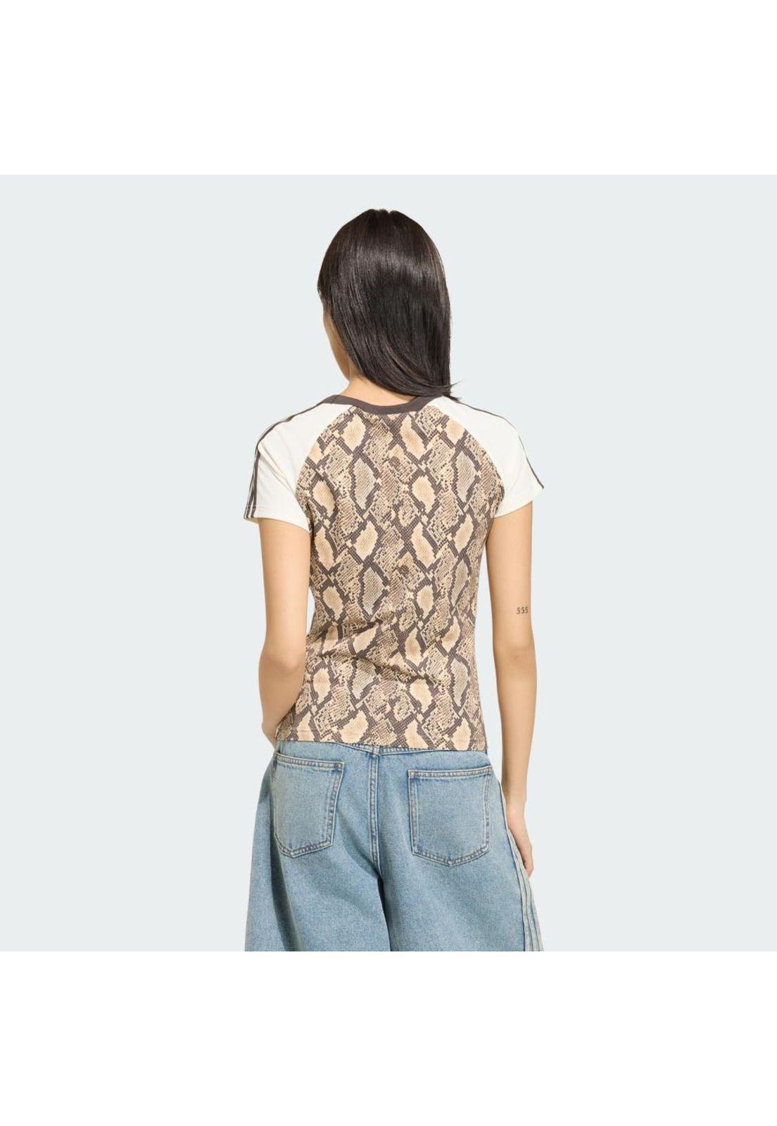 Polera adidas Mujer Cali con estampado de serpiente-2