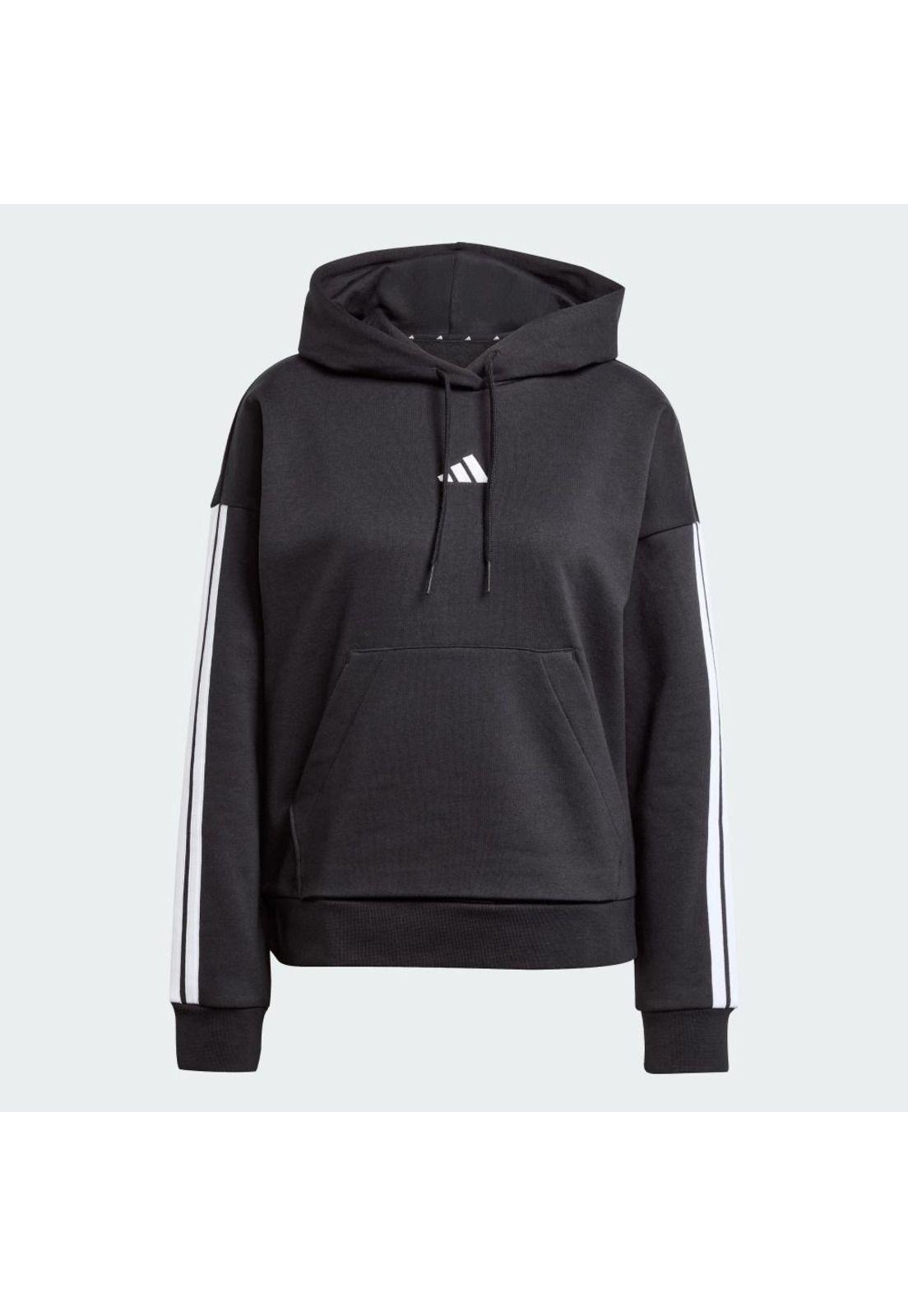 Polerón adidas con Capucha Essentials 3 TIRAS Tela Fleece-1