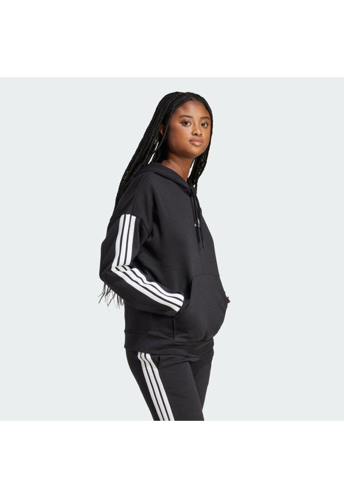 Polerón adidas con Capucha Essentials 3 TIRAS Tela Fleece-3
