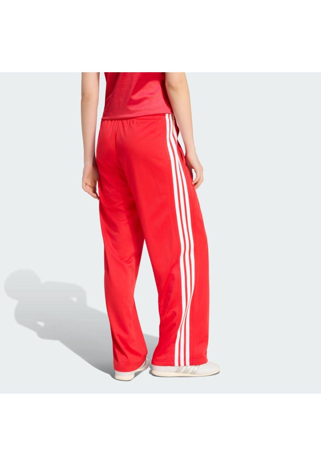 Pantalón adidas Mujer Deportivo Dayready Pierna Ancha Rojo-2