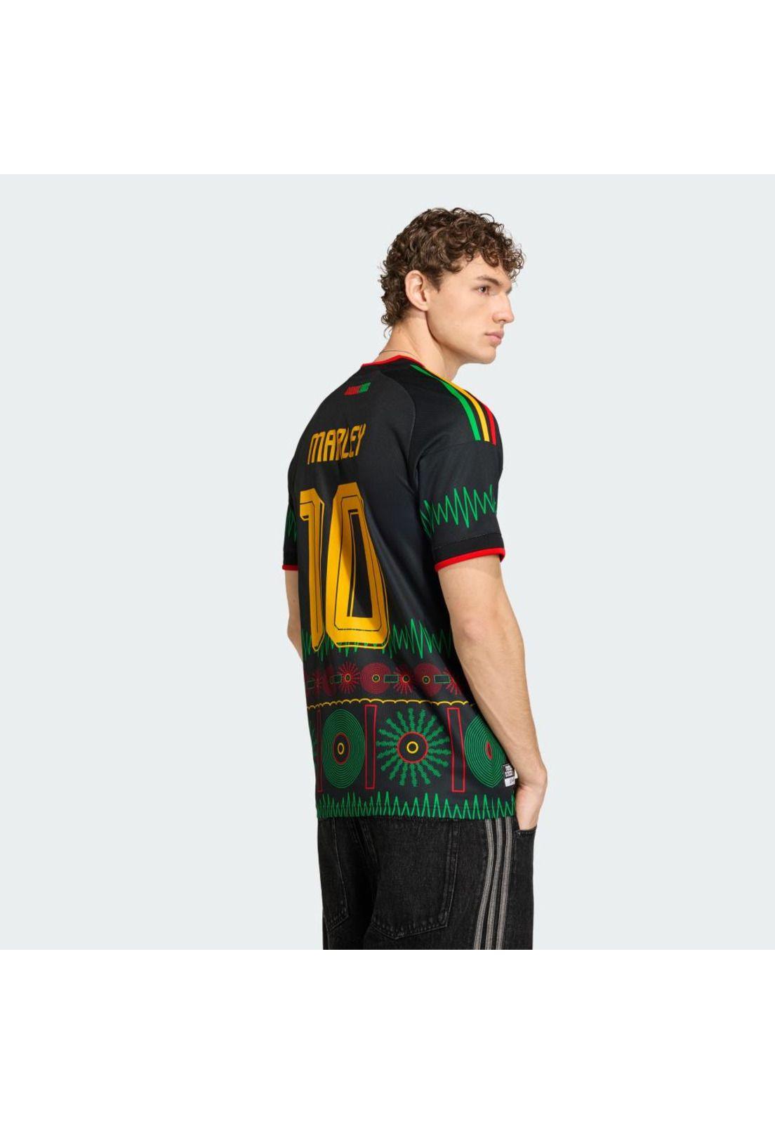 Camiseta de equipo adidas Visitante Jamaica 26 x Bob Marley-2