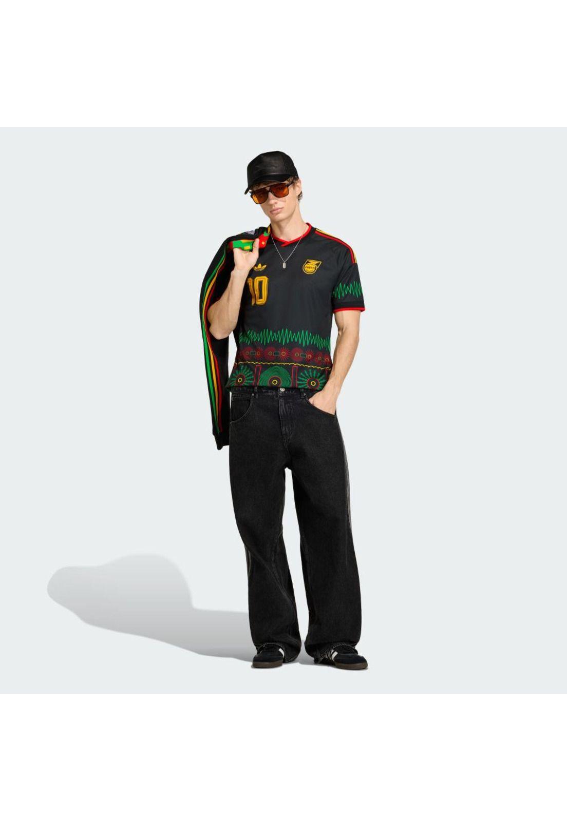 Camiseta de equipo adidas Visitante Jamaica 26 x Bob Marley-3