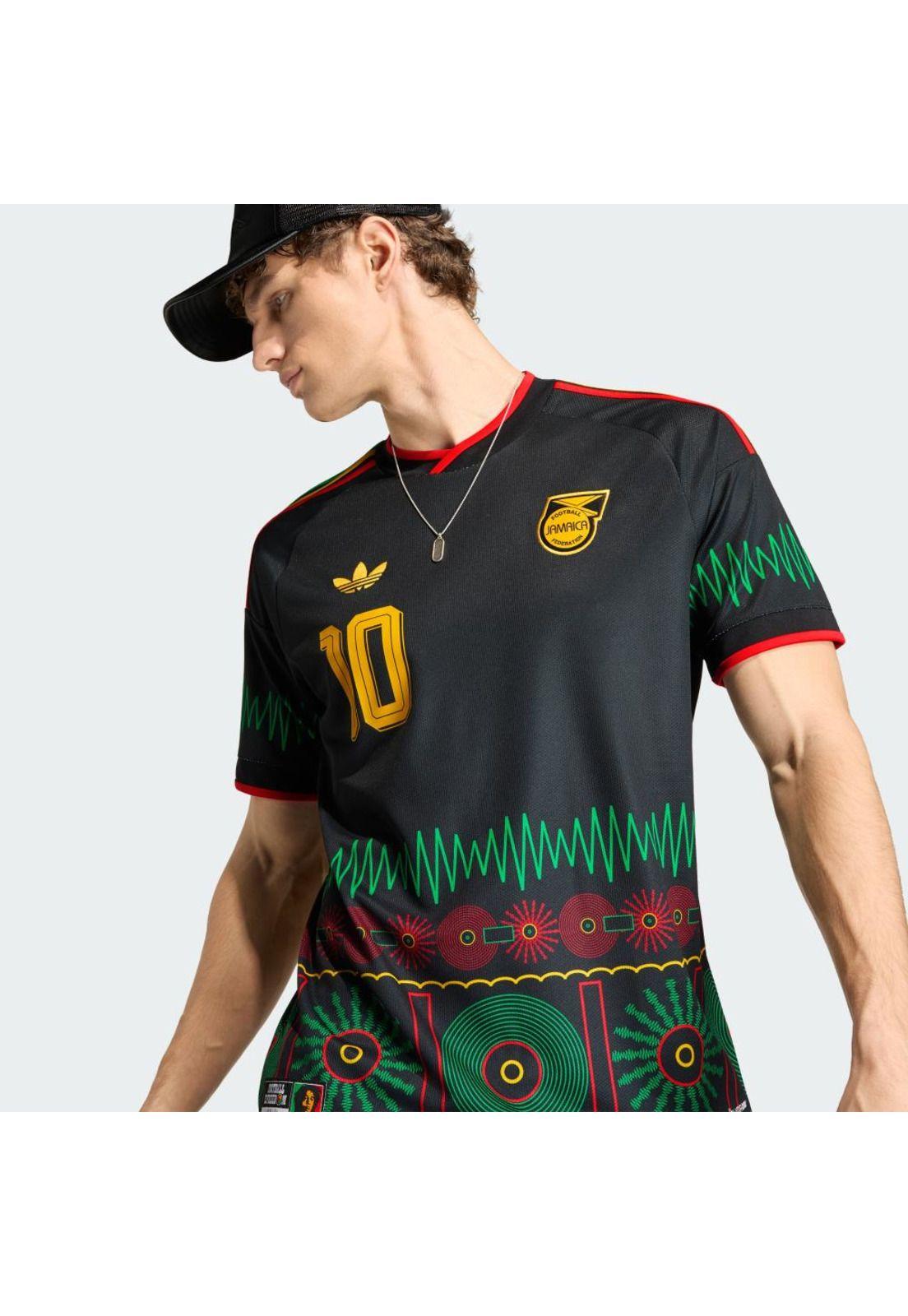 Camiseta de equipo adidas Visitante Jamaica 26 x Bob Marley-4