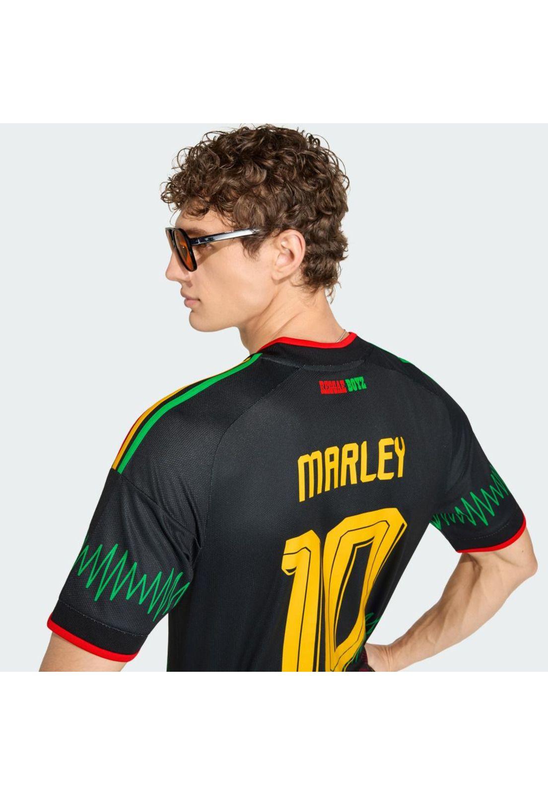 Camiseta de equipo adidas Visitante Jamaica 26 x Bob Marley-5
