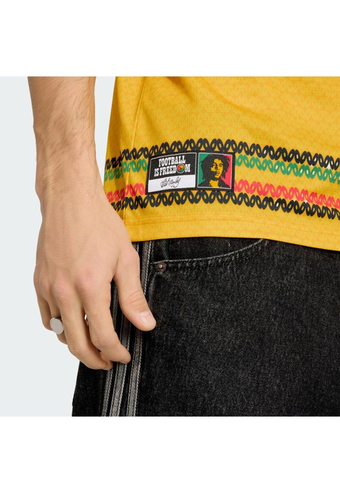 Camiseta de equipo adidas Local Jamaica 26 x Bob Marley 10-5