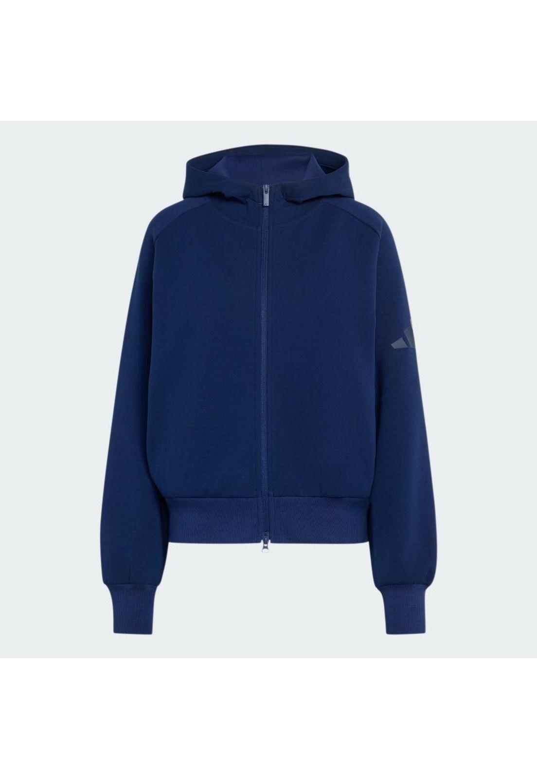 Polerón adidas Mujer CON GORRO SOFT LUX CIERRE-1