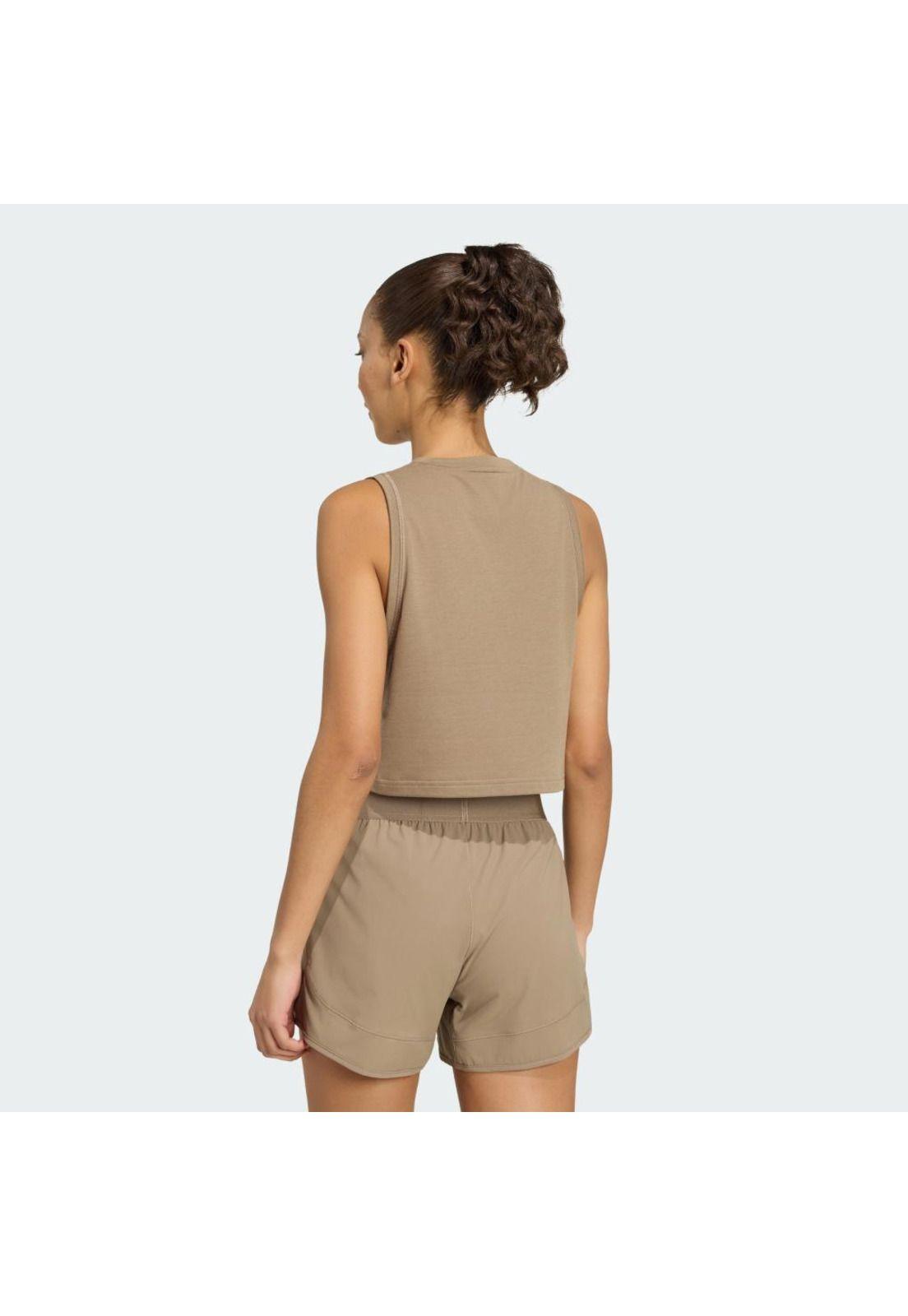 Polera adidas Mujer sin mangas para entrenar Essentials Boxy-2