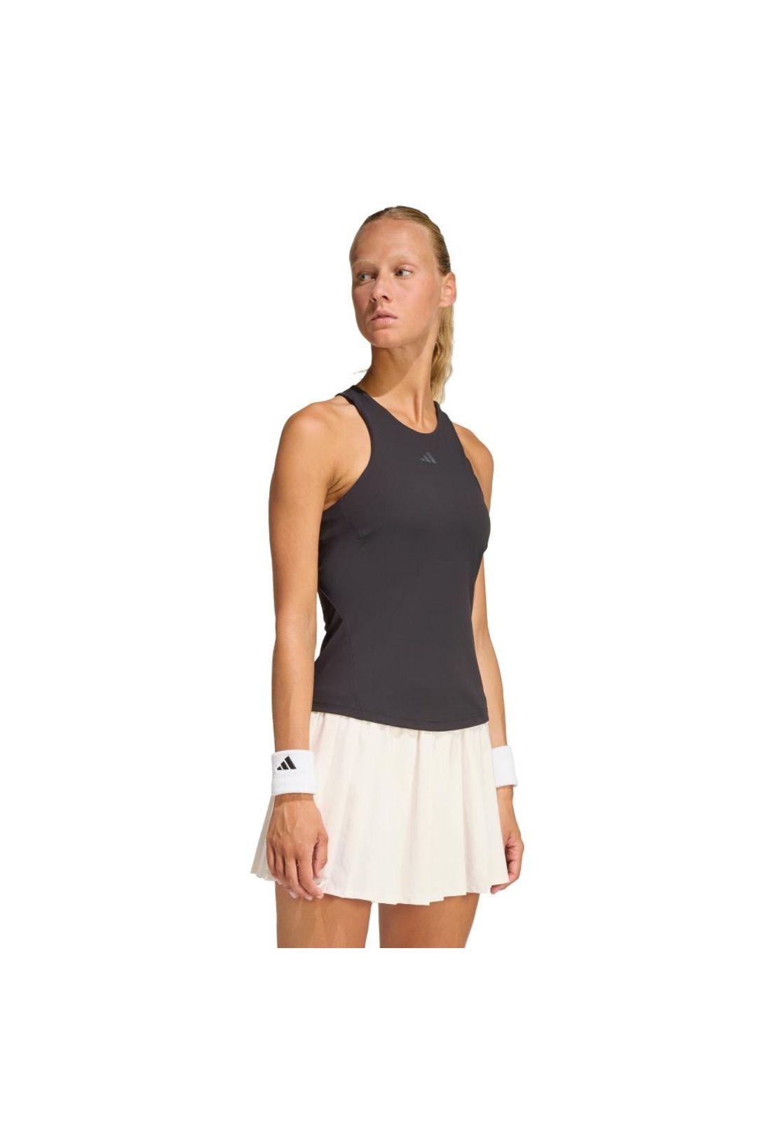 Polera adidas Mujer sin Mangas Tennis Climacool Espalda en Y-0