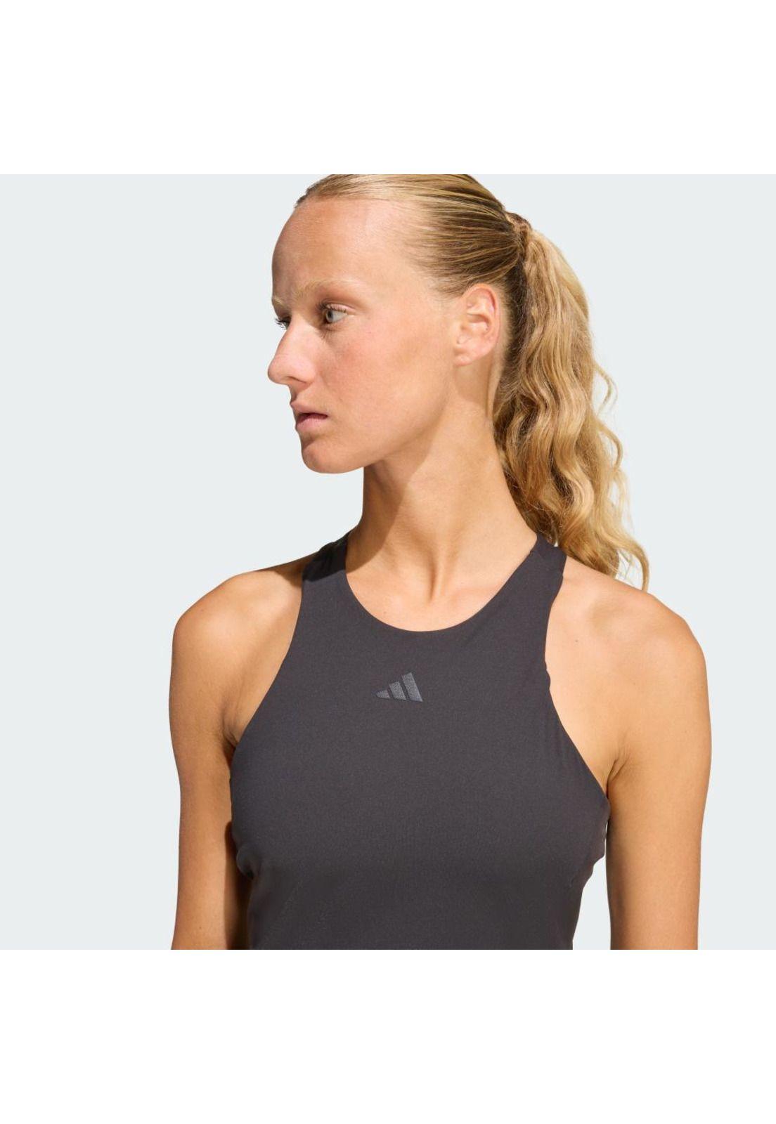 Polera adidas Mujer sin Mangas Tennis Climacool Espalda en Y-4