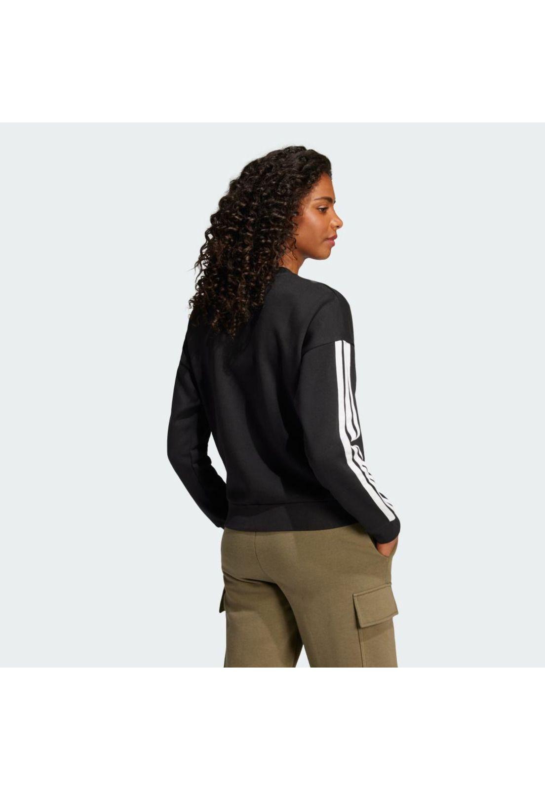 Polerón adidas Mujer Essentials de Tela fleece 3 Tiras-2
