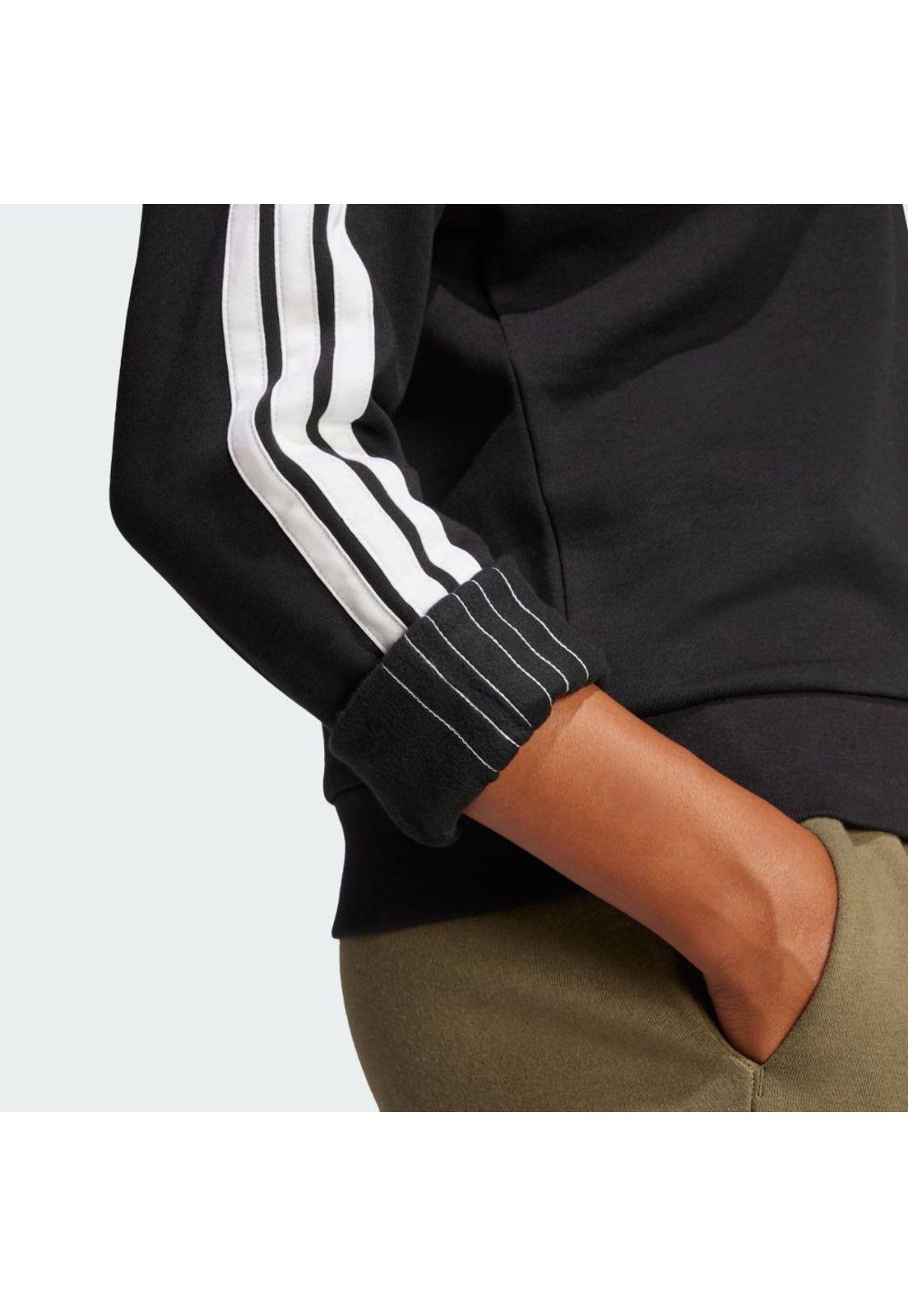 Polerón adidas Mujer Essentials de Tela fleece 3 Tiras-5
