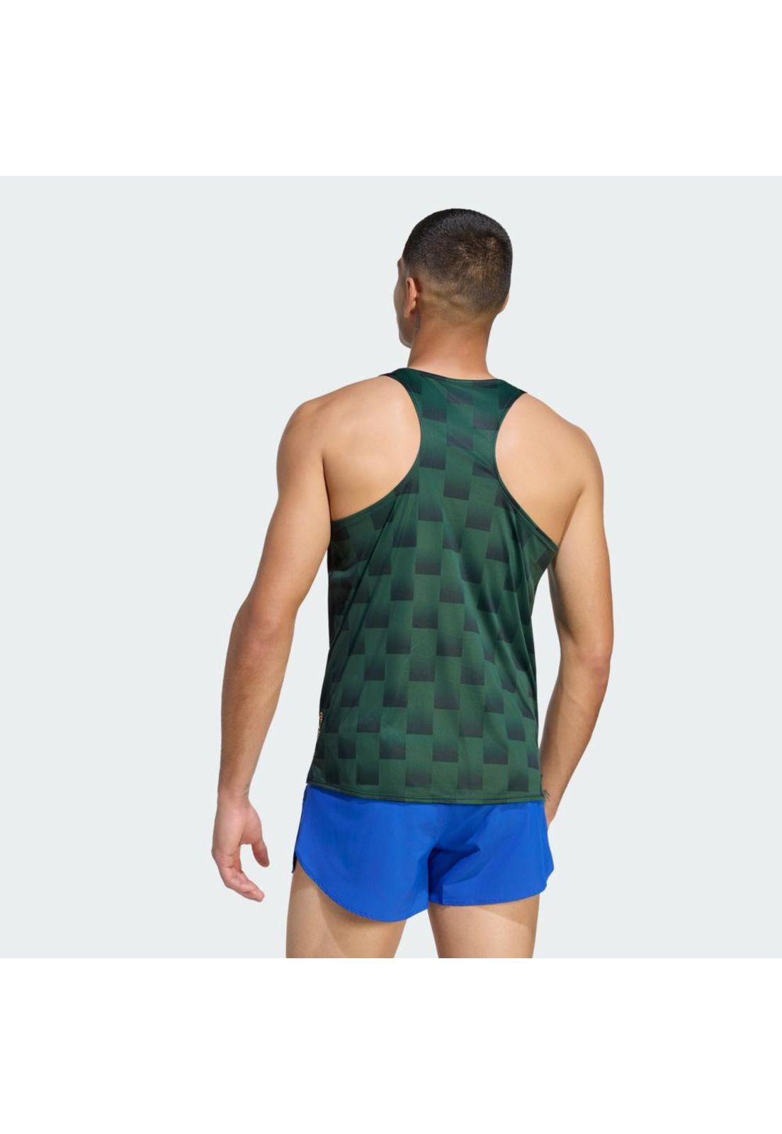 Polera adidas Hombre sin Mangas de Running adizero NYC-2