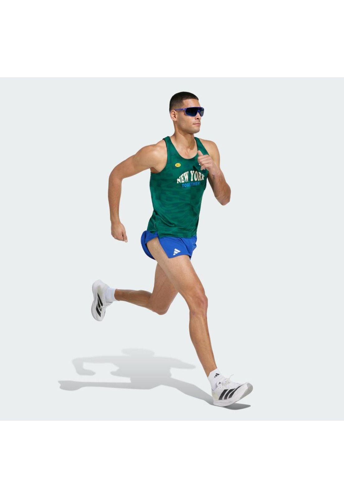 Polera adidas Hombre sin Mangas de Running adizero NYC-3
