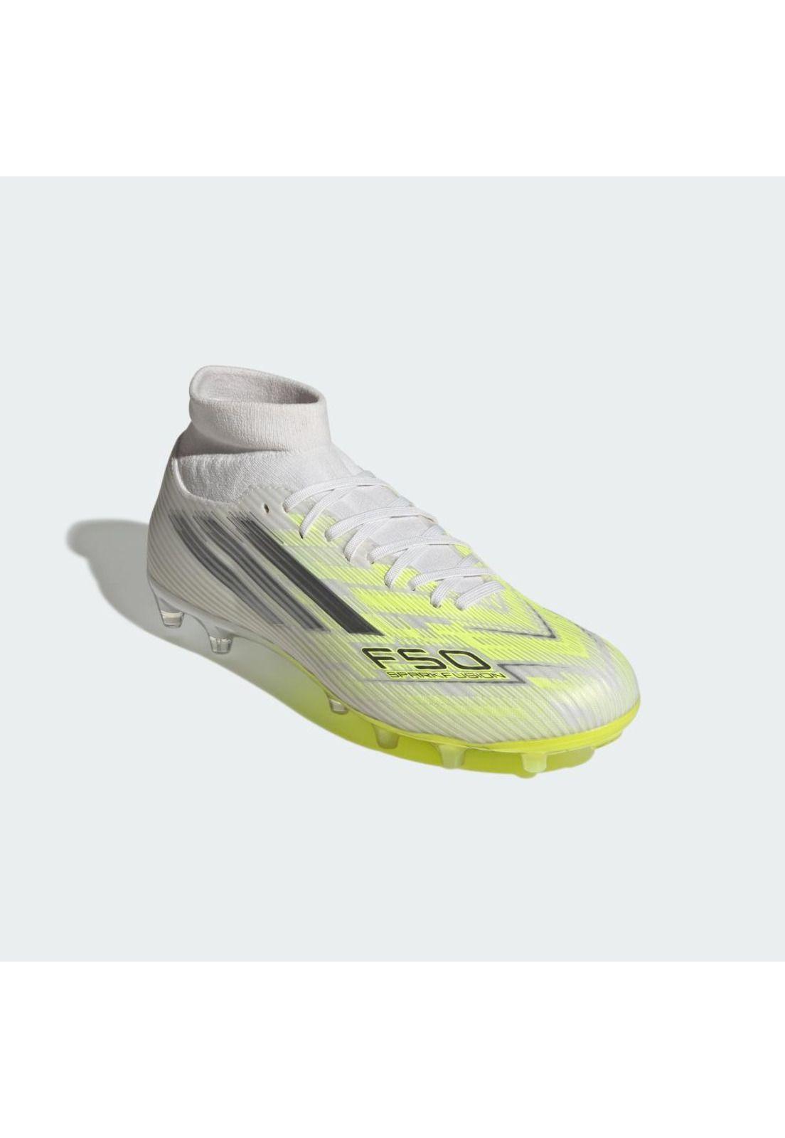Botines adidas Mujer F50 Sparkfusion League Artif Blanco-4
