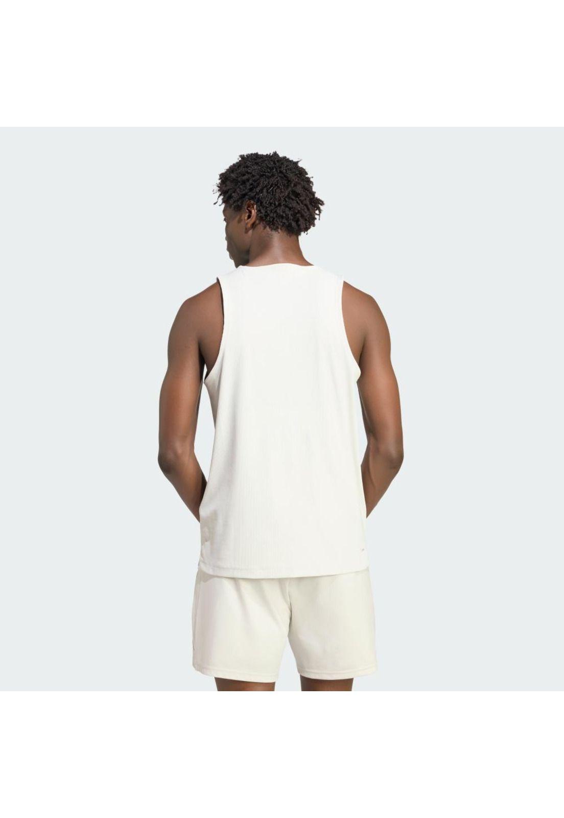 Polera adidas Hombre Puremotion sin Mangas Acanalada-2