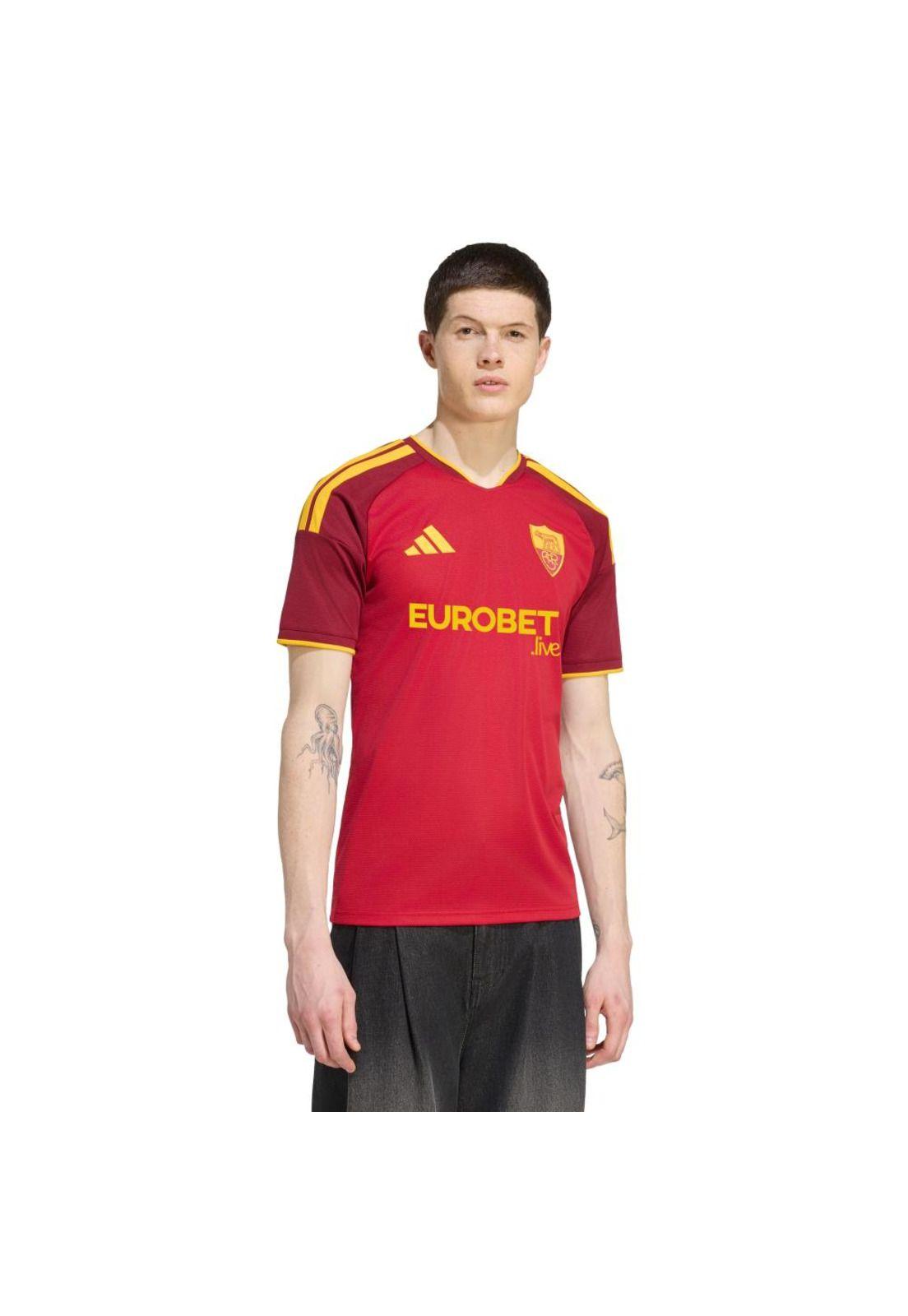 Camiseta de equipo adidas Hombre Local AS Roma 26/27-0