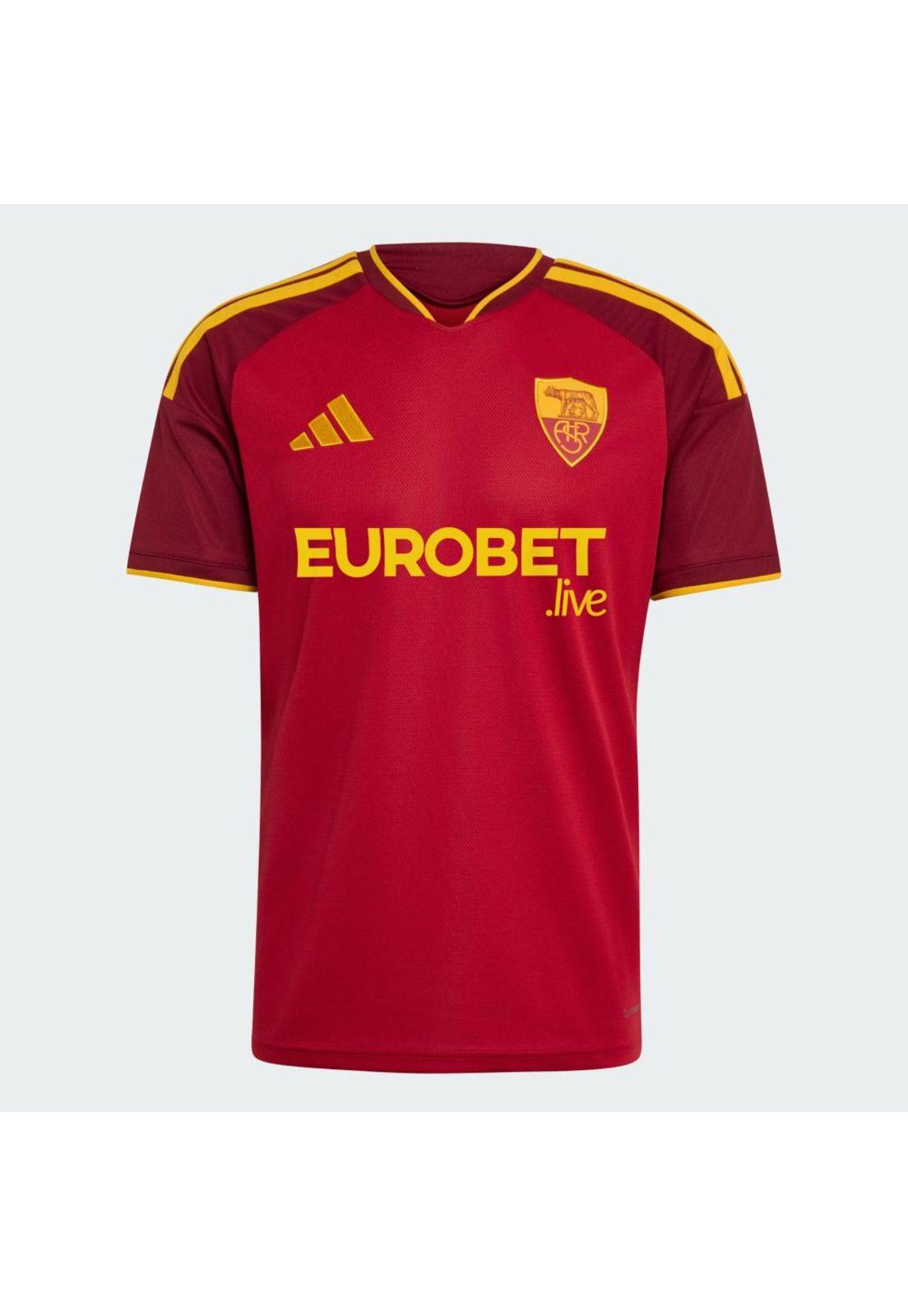 Camiseta de equipo adidas Hombre Local AS Roma 26/27-1