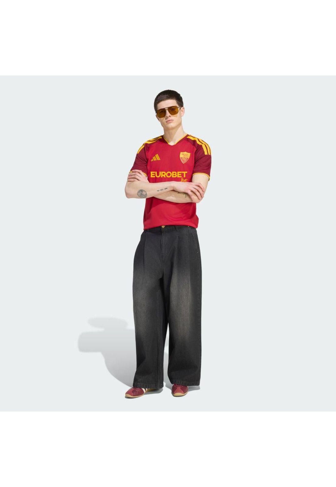 Camiseta de equipo adidas Hombre Local AS Roma 26/27-3