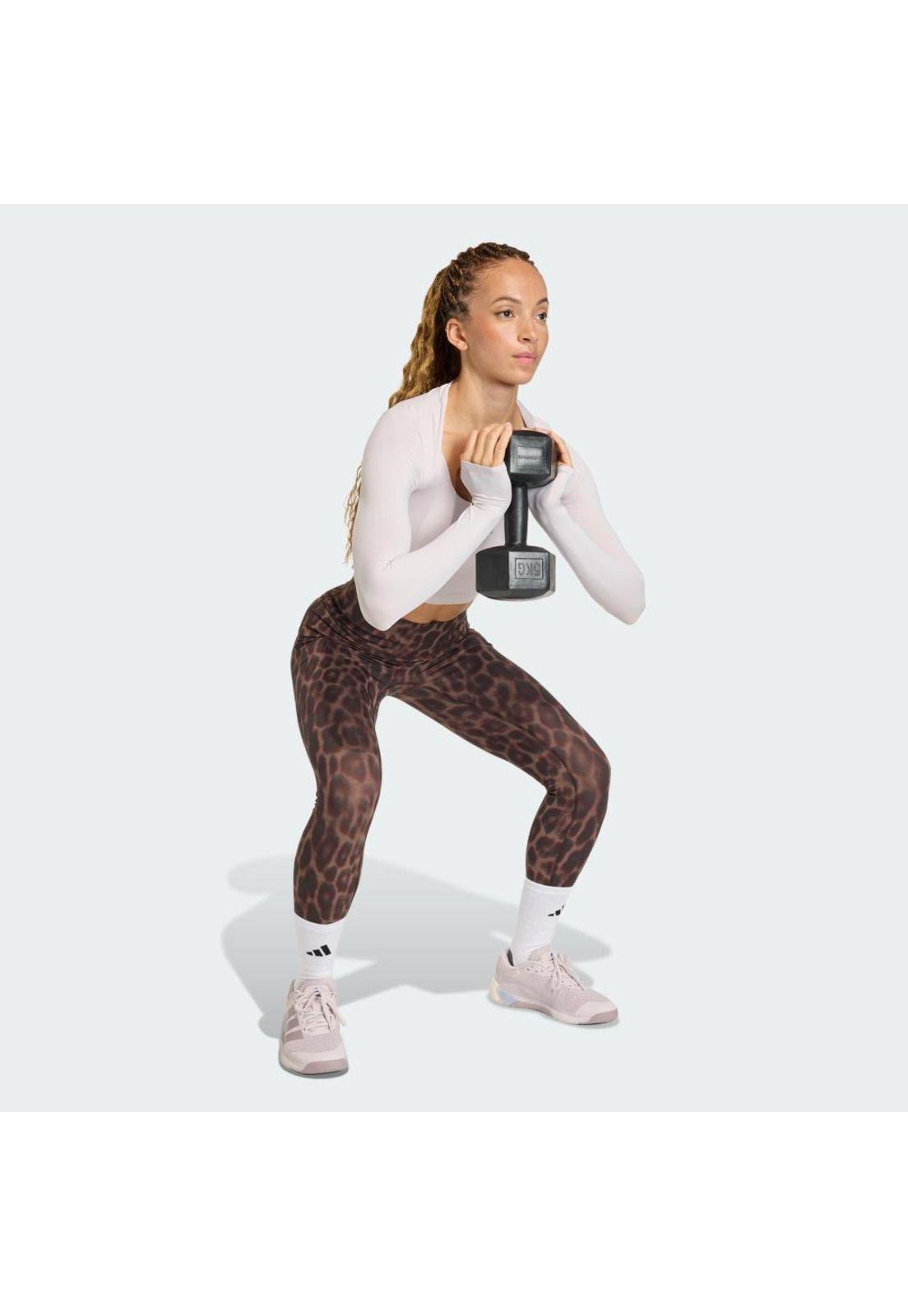 Calza adidas Mujer Optimé Leopard 7/8-3